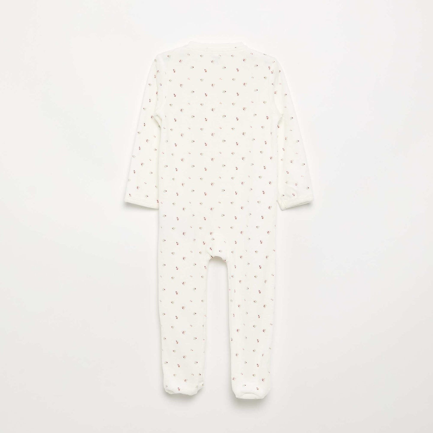 Velvet Baby Sleepsuit WHITE