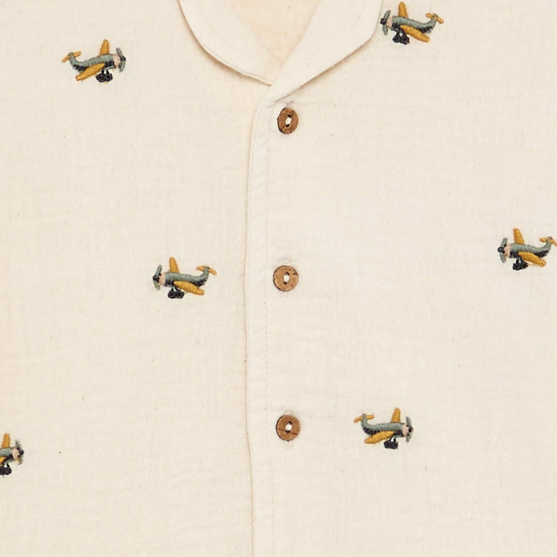 Dotted Swiss Cotton Gauze Blouse WHITE