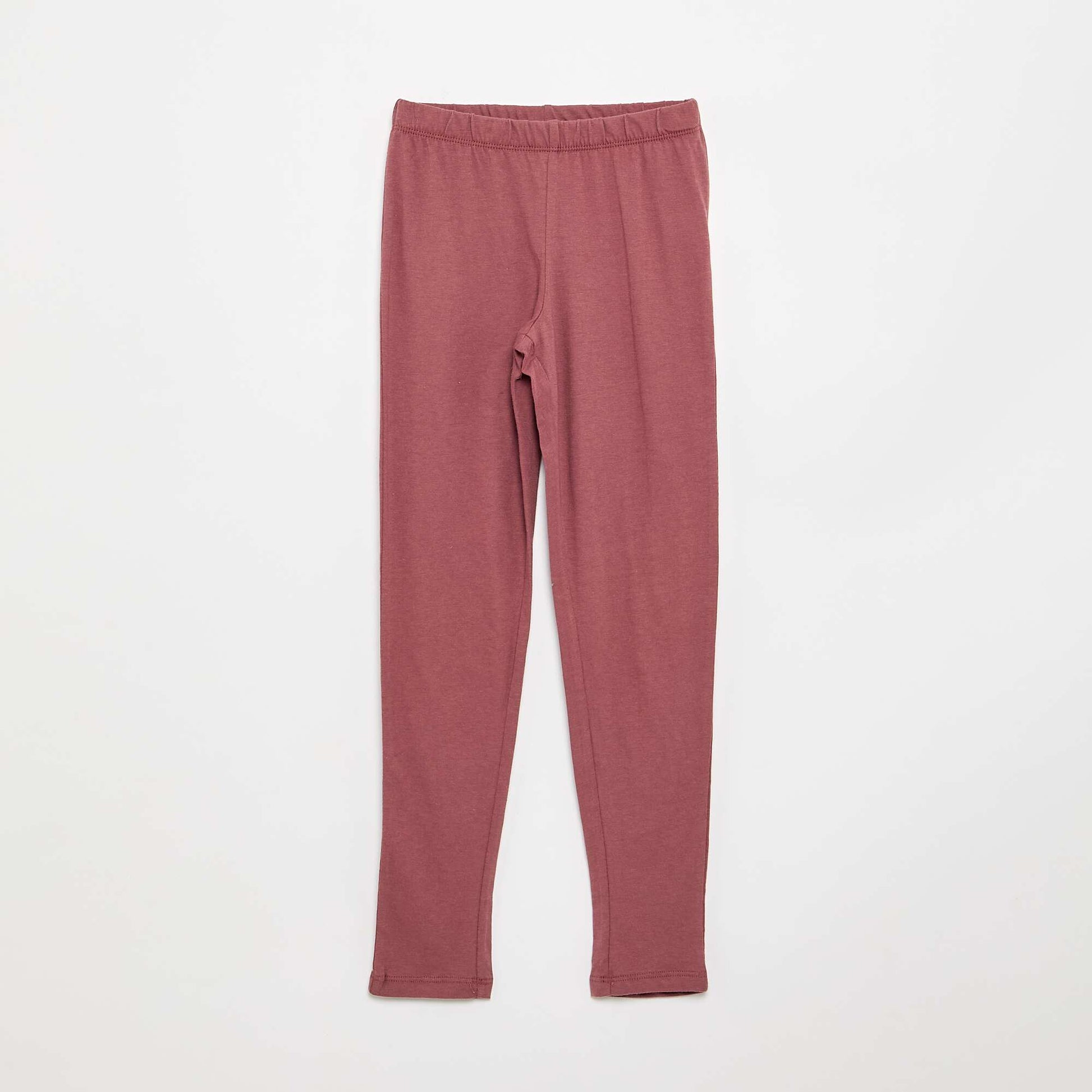 Long cotton jersey pajamas - 2 pieces PINK