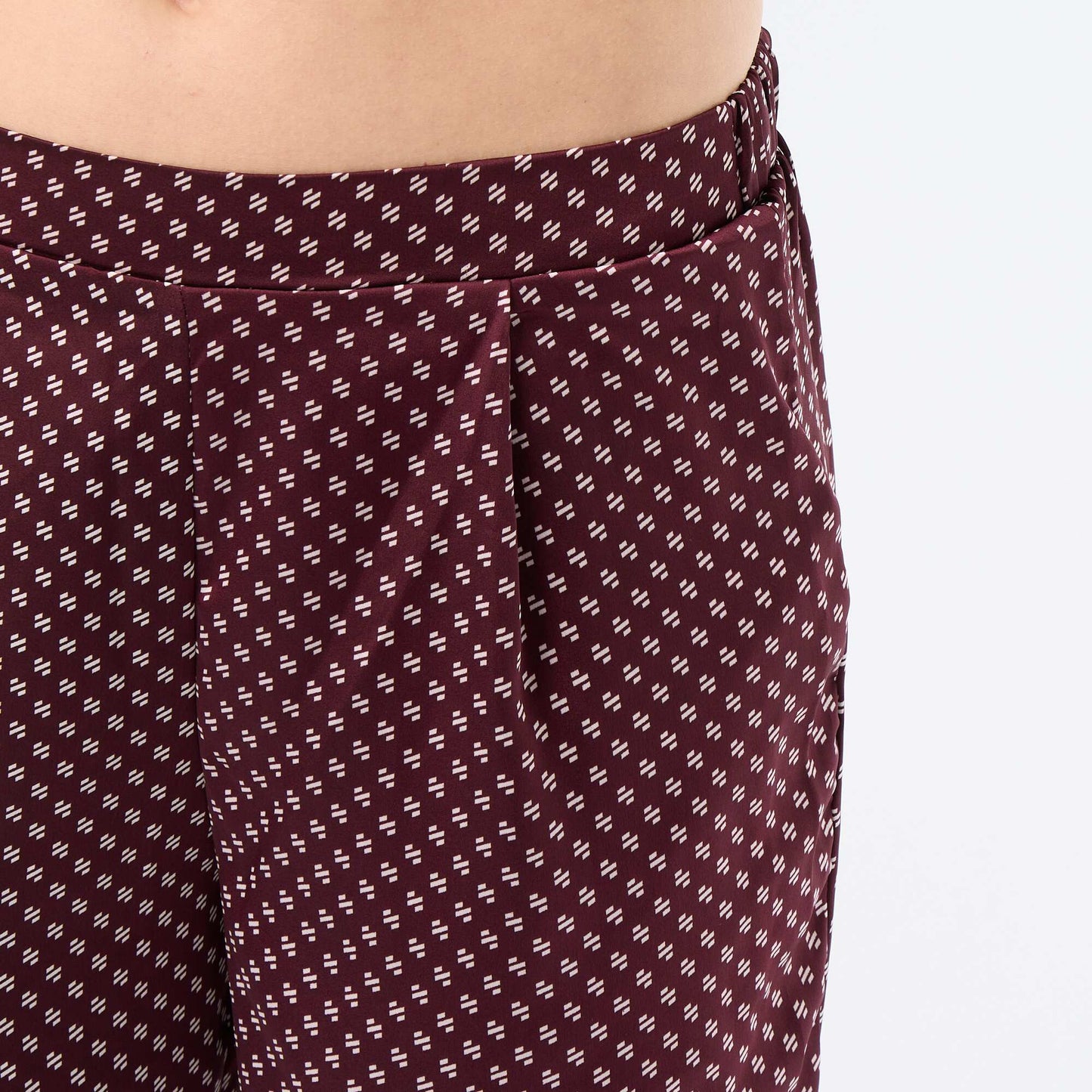 Lightweight Printed Knit Pajamas RED