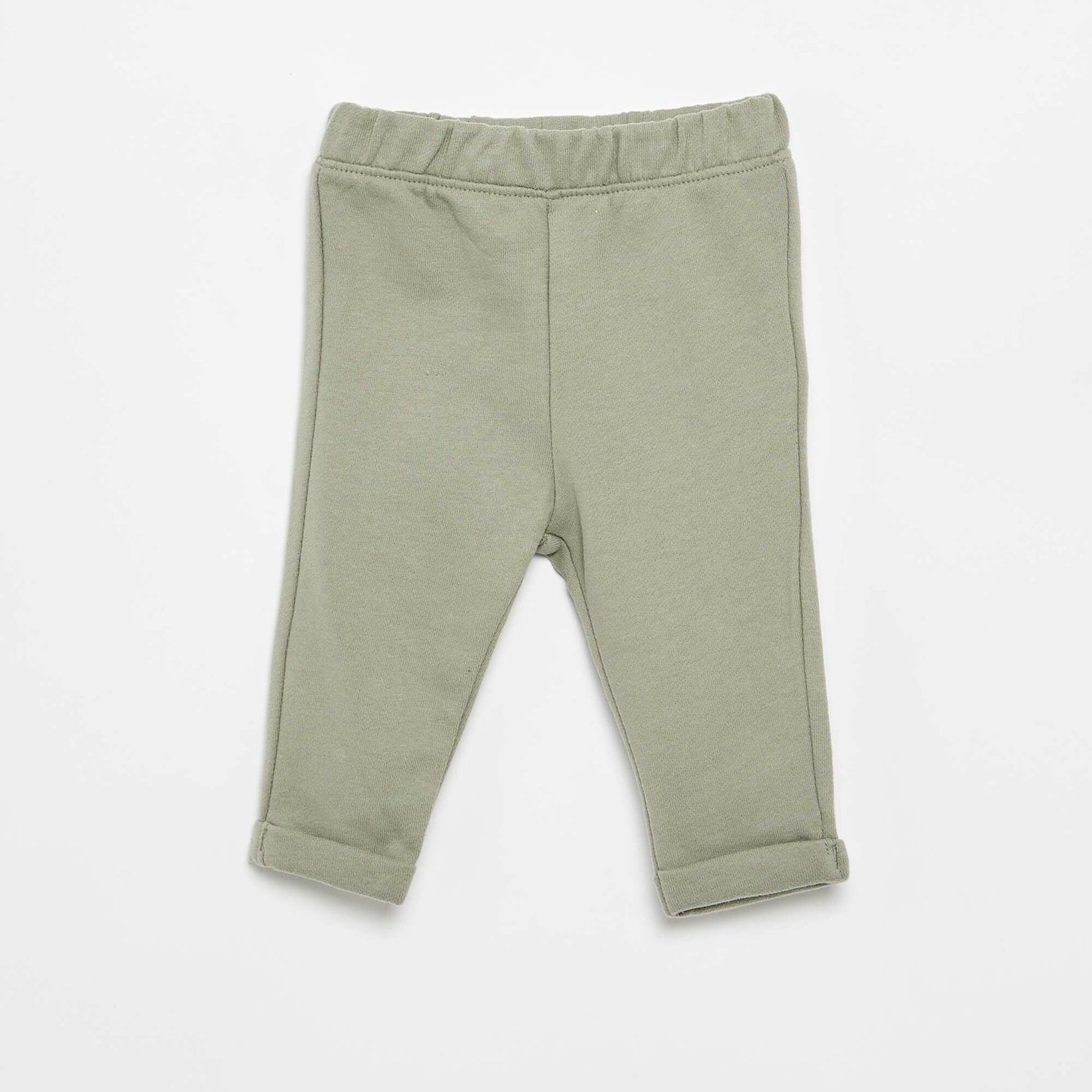 2-Piece T-shirt and Jogging Bottoms Set GREEN