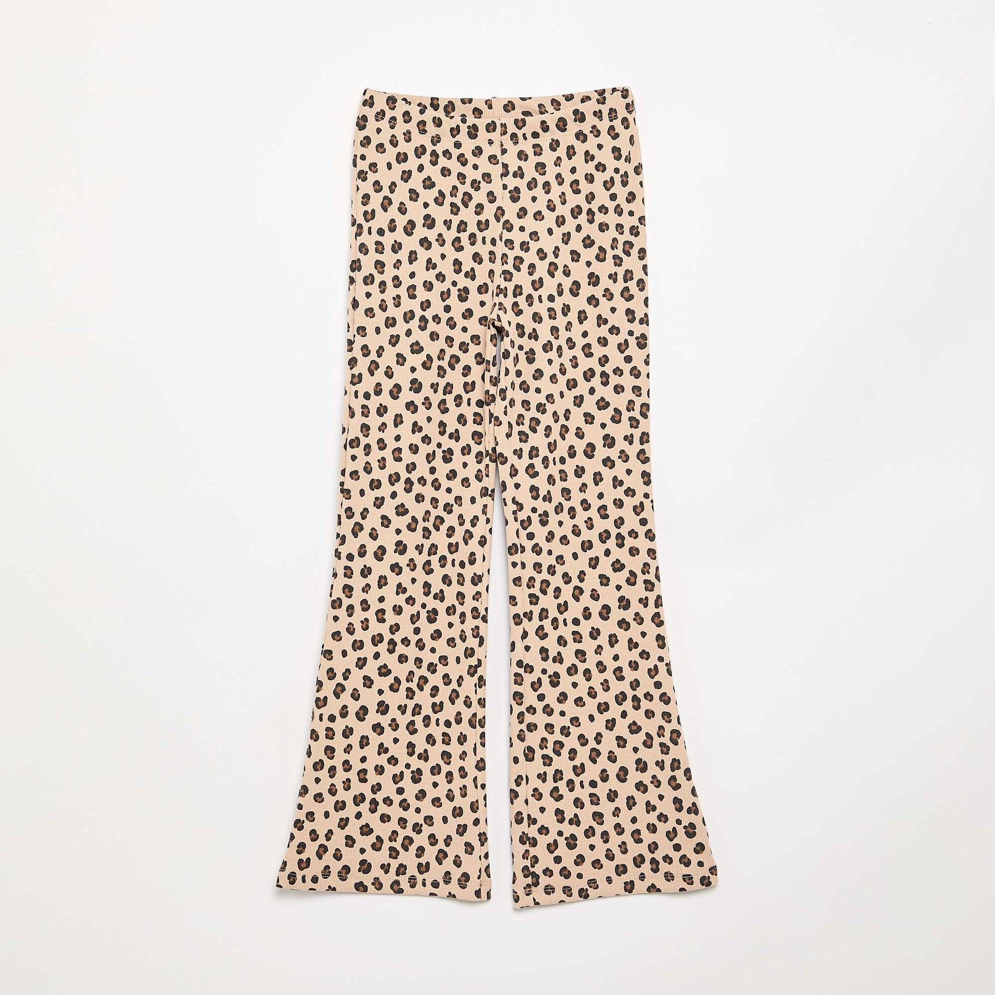 Long patterned leggings BEIGE