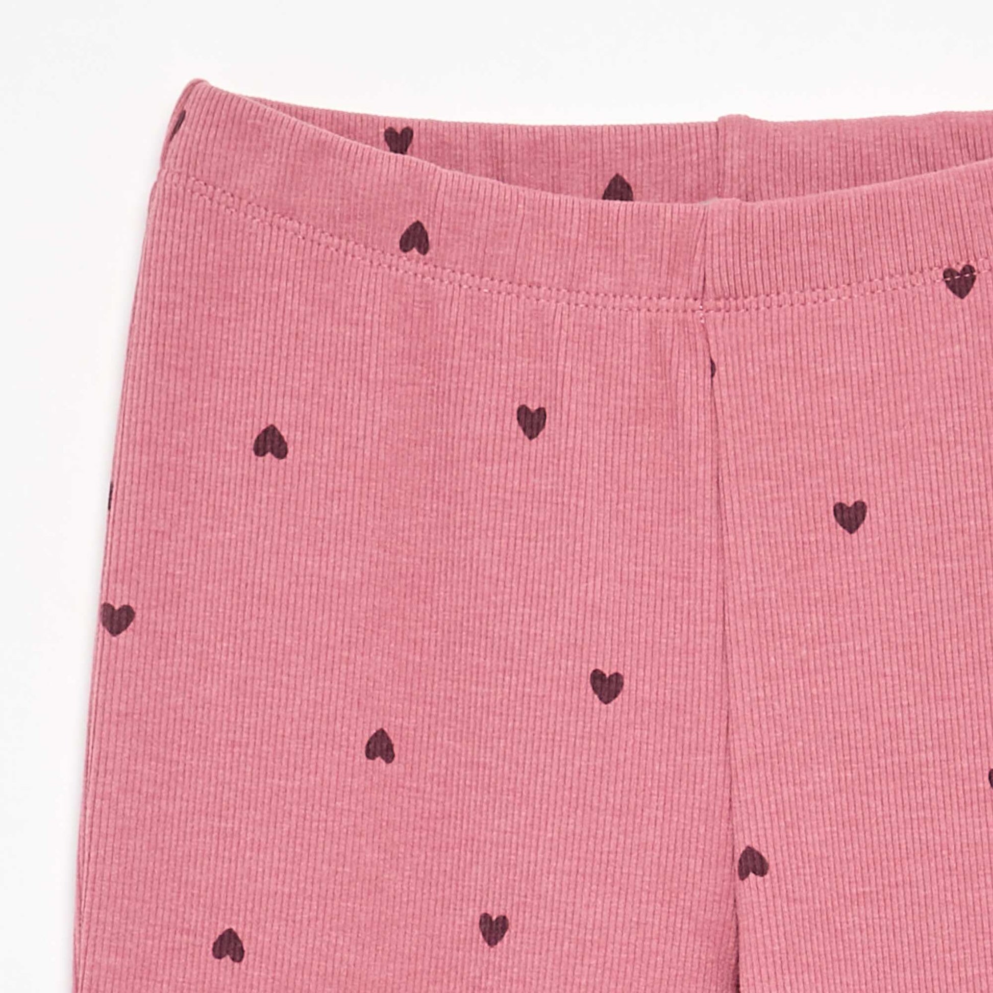 Long patterned leggings PINK