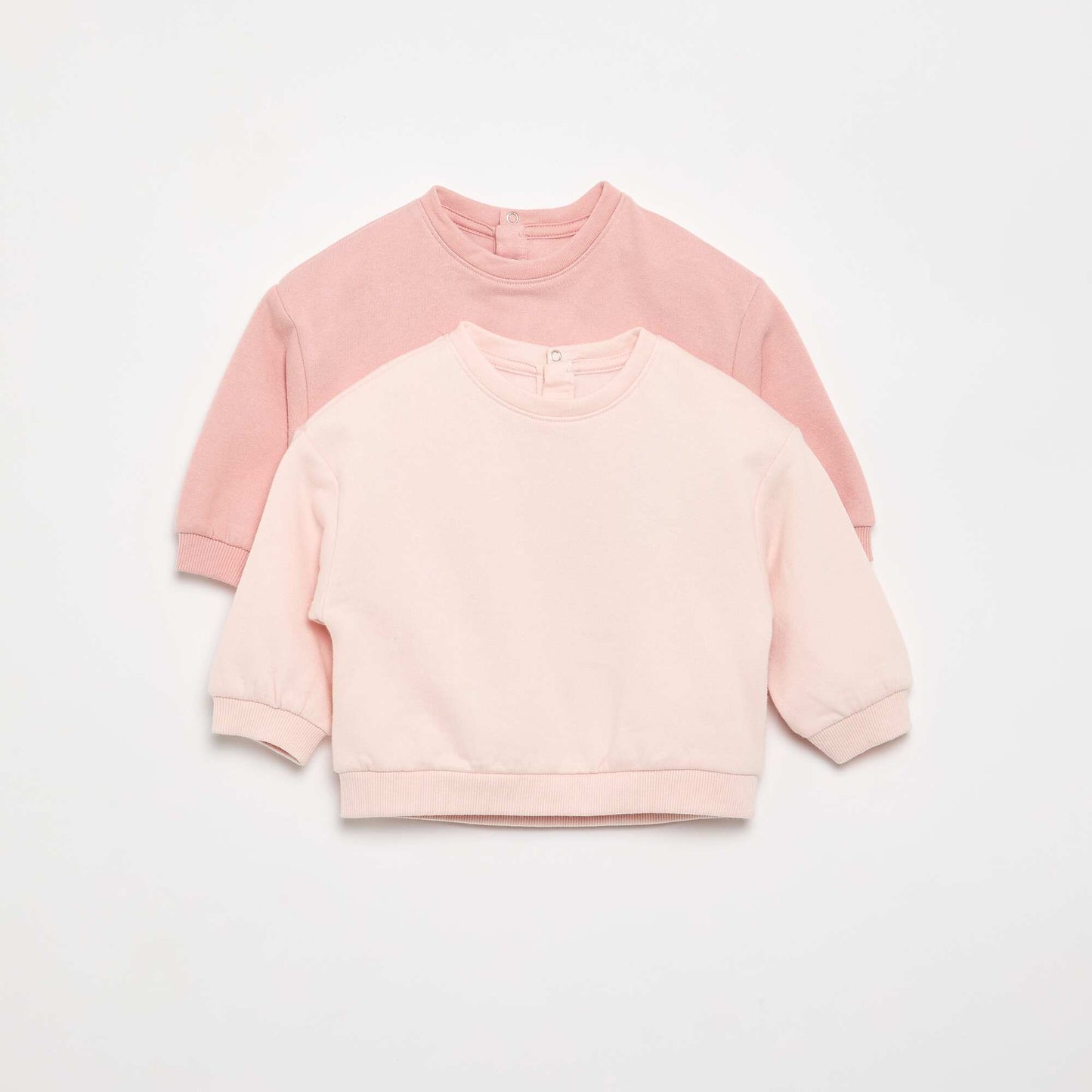 Pack of 2 fleece sweatshirts PINK
