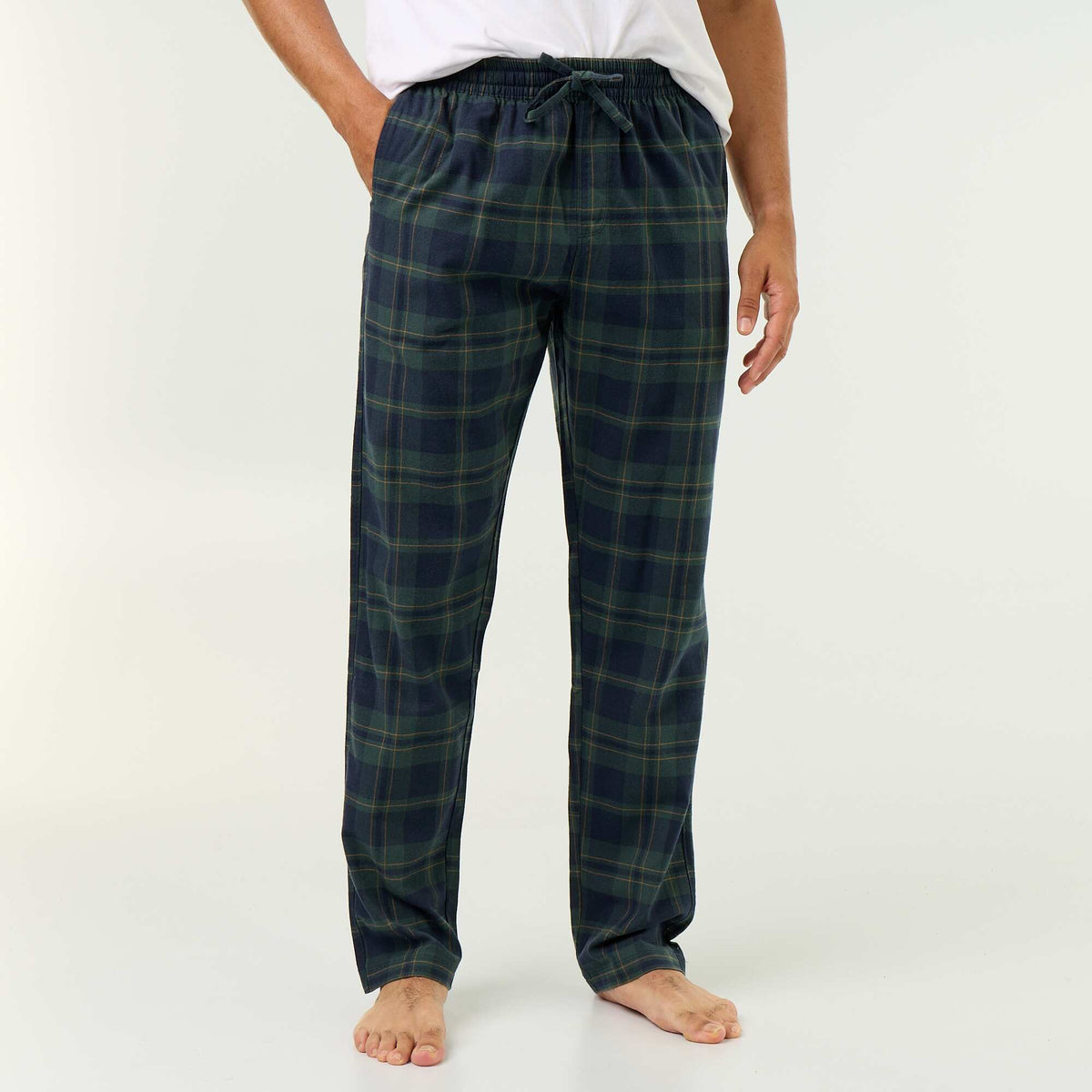 Pajama bottoms with 2 pockets GREEN
