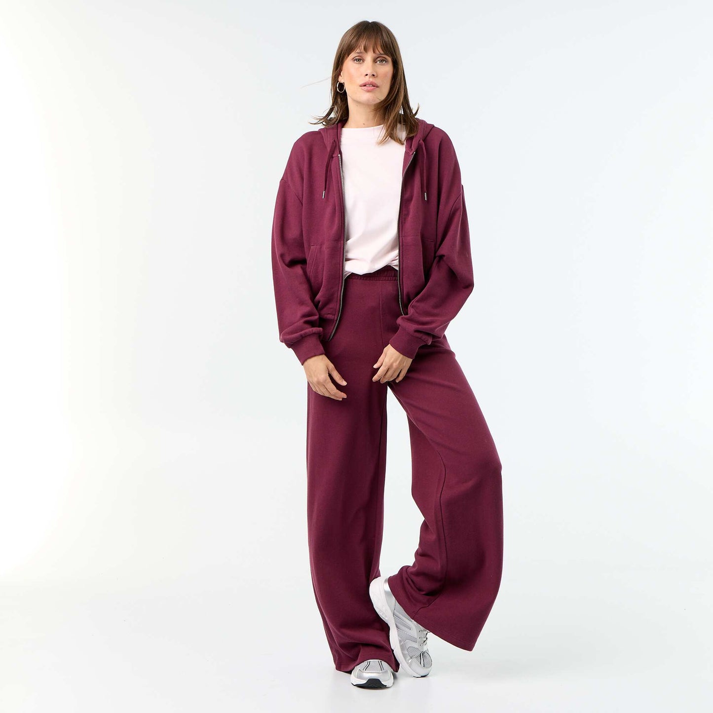 Basic Lightweight French Terry Sweatshirt PINK