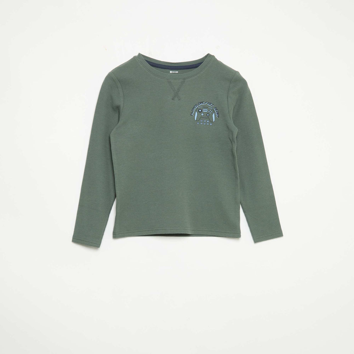 2-piece pyjamas - Long-sleeved T-shirt + trousers GREEN