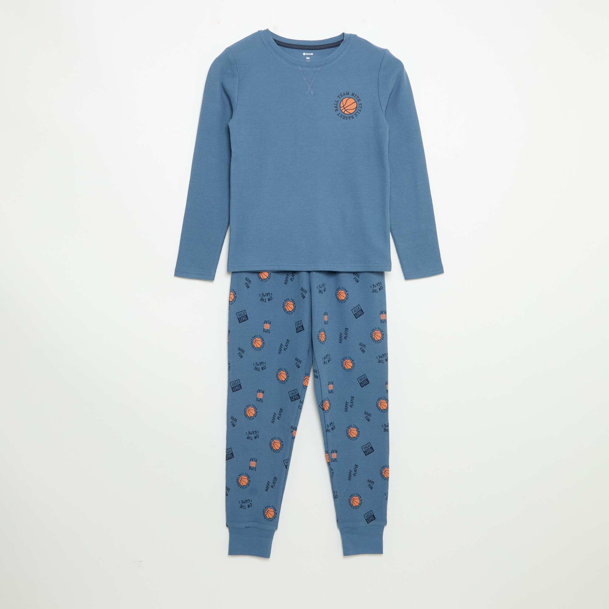 2-piece pyjamas - Long-sleeved T-shirt + trousers BLUE