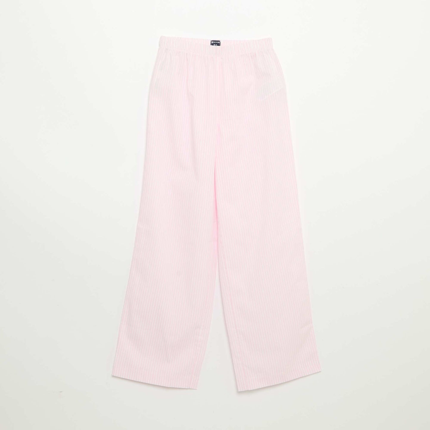 2-Piece Pajamas - Short-Sleeved T-shirt + Striped Pants PINK