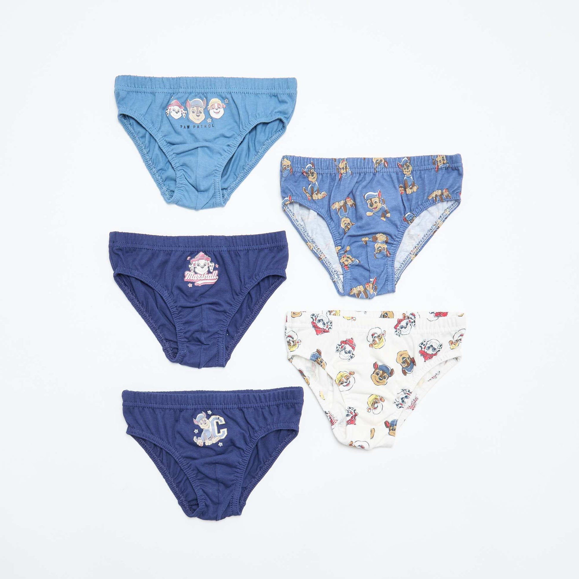 5-Pack 'Paw Patrol' Briefs GREY