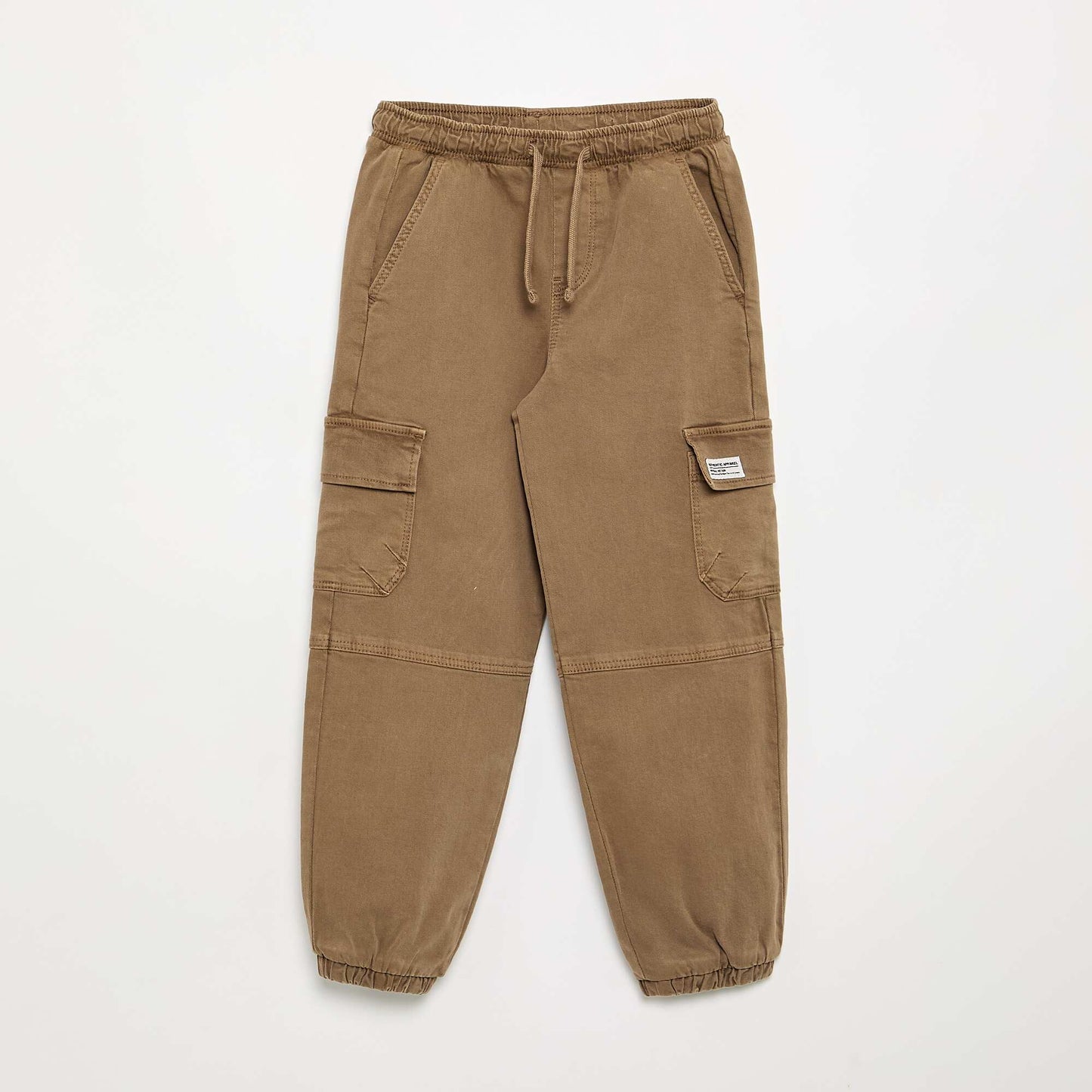 Jogger-style trousers BROWN