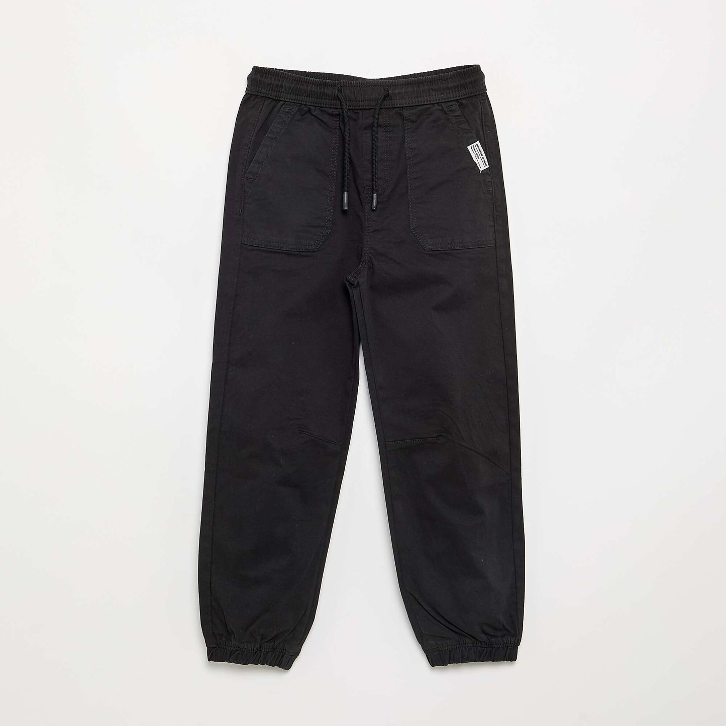 Drawstring Jogger Pants BLACK