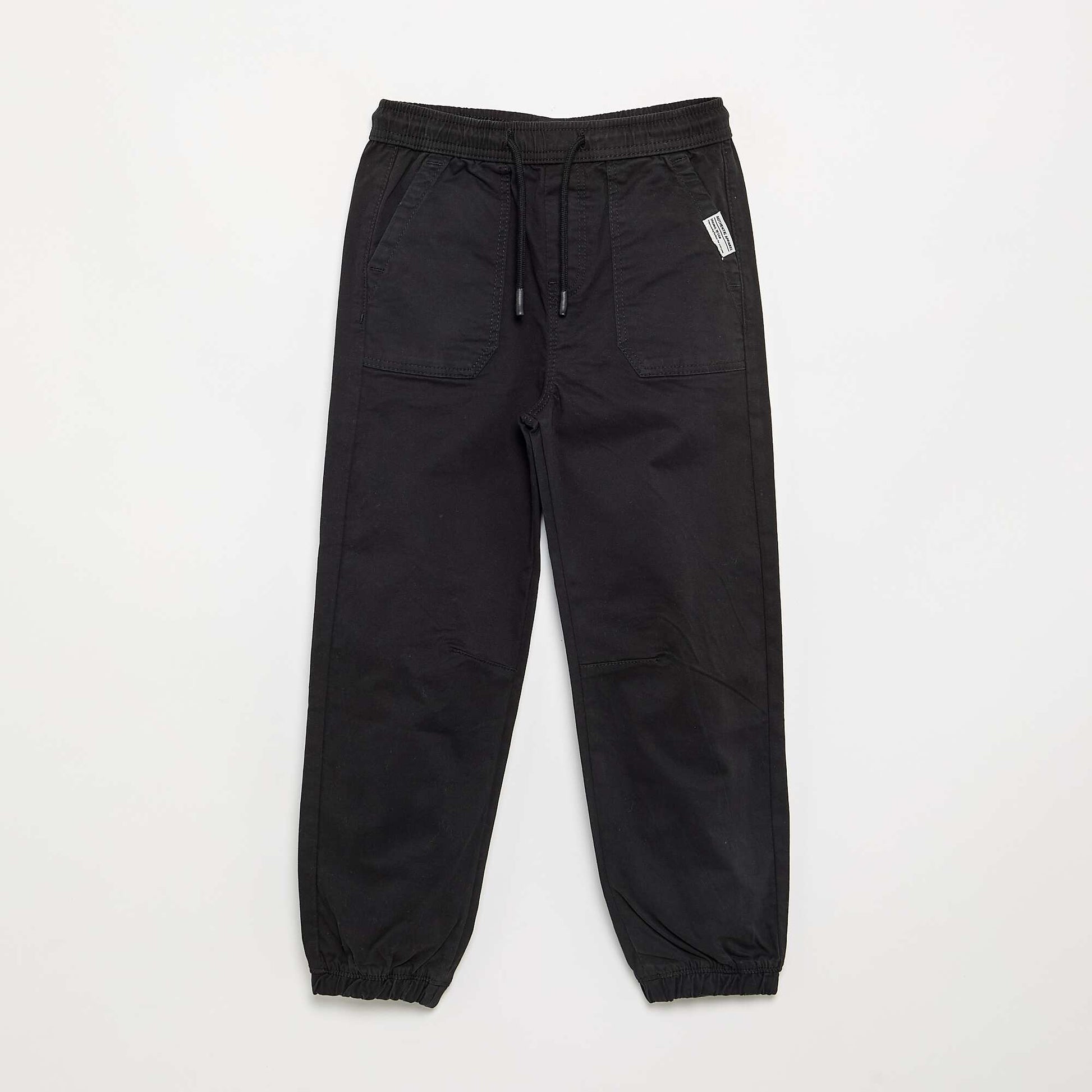 Drawstring Jogger Pants BLACK
