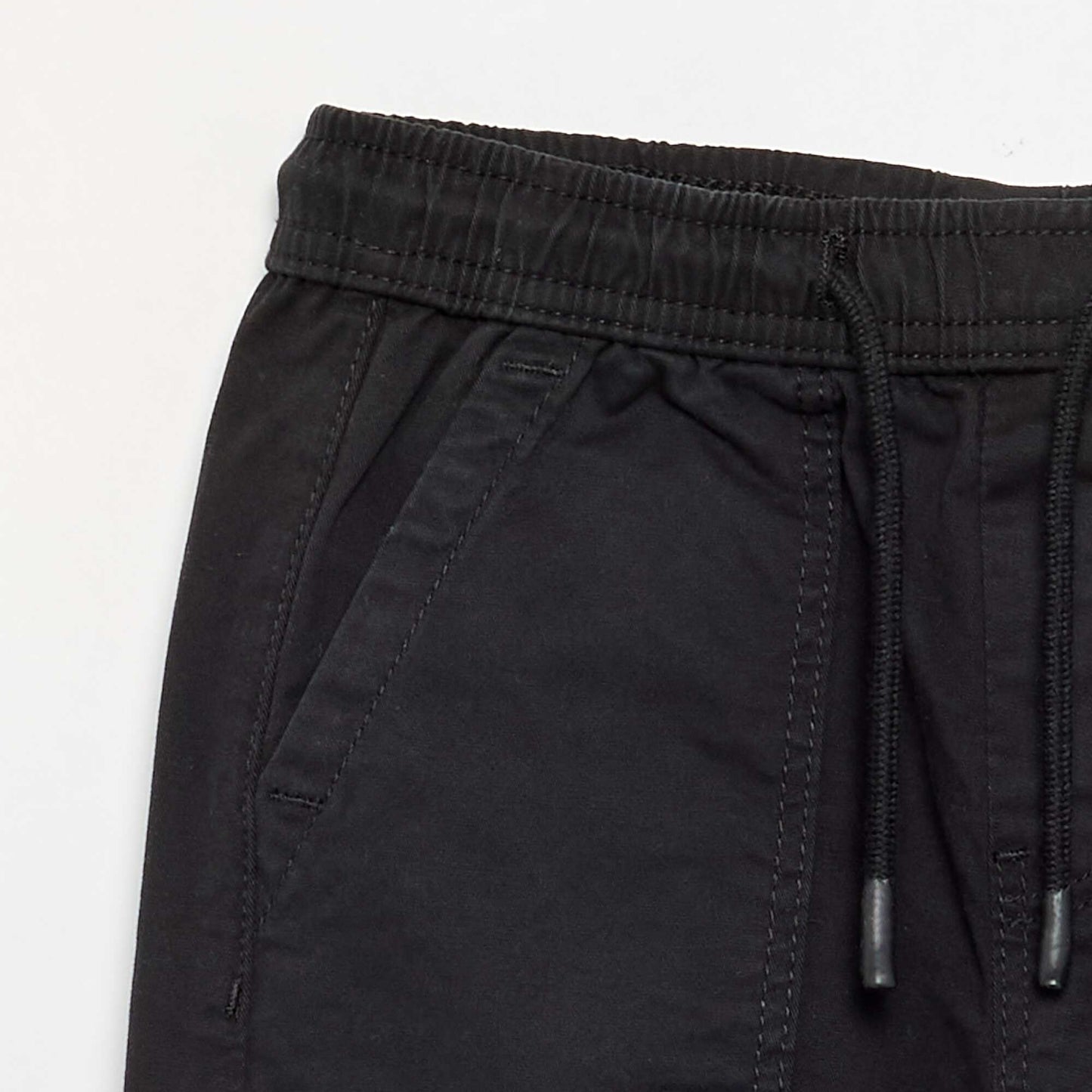Drawstring Jogger Pants BLACK