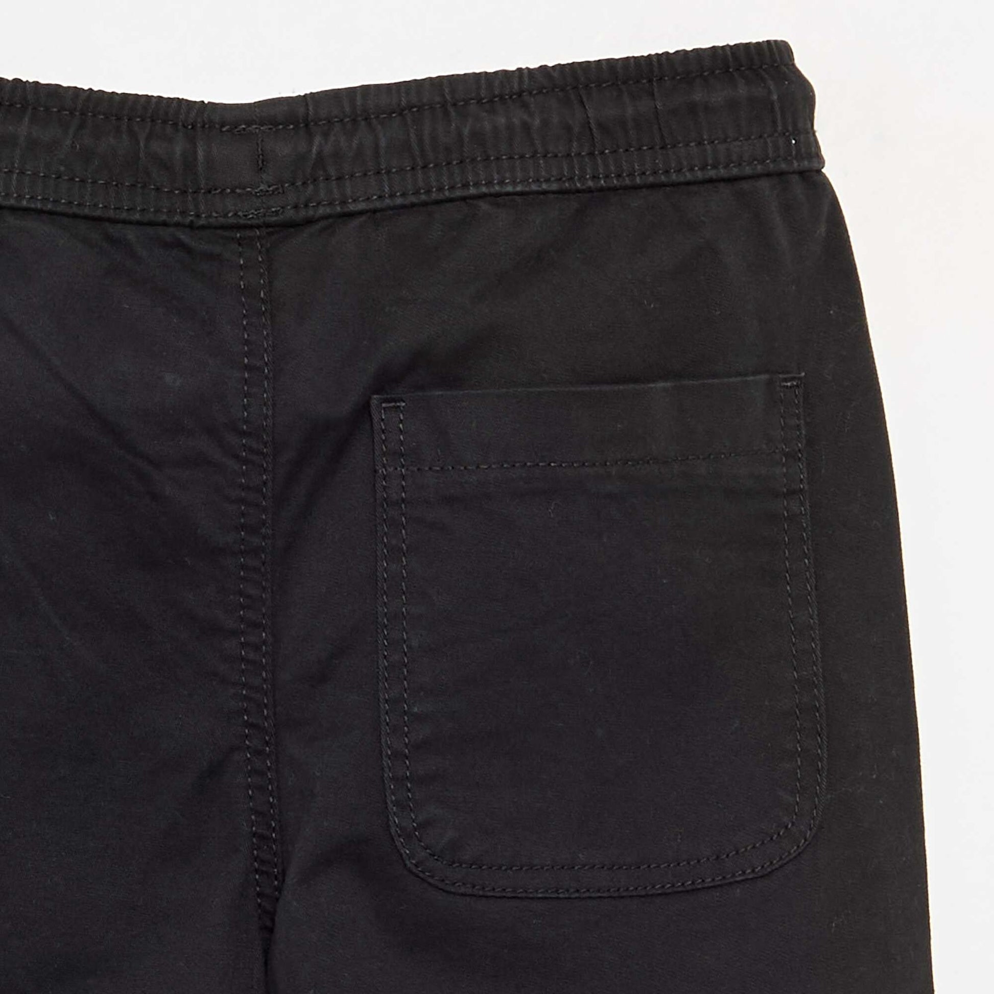 Drawstring Jogger Pants BLACK