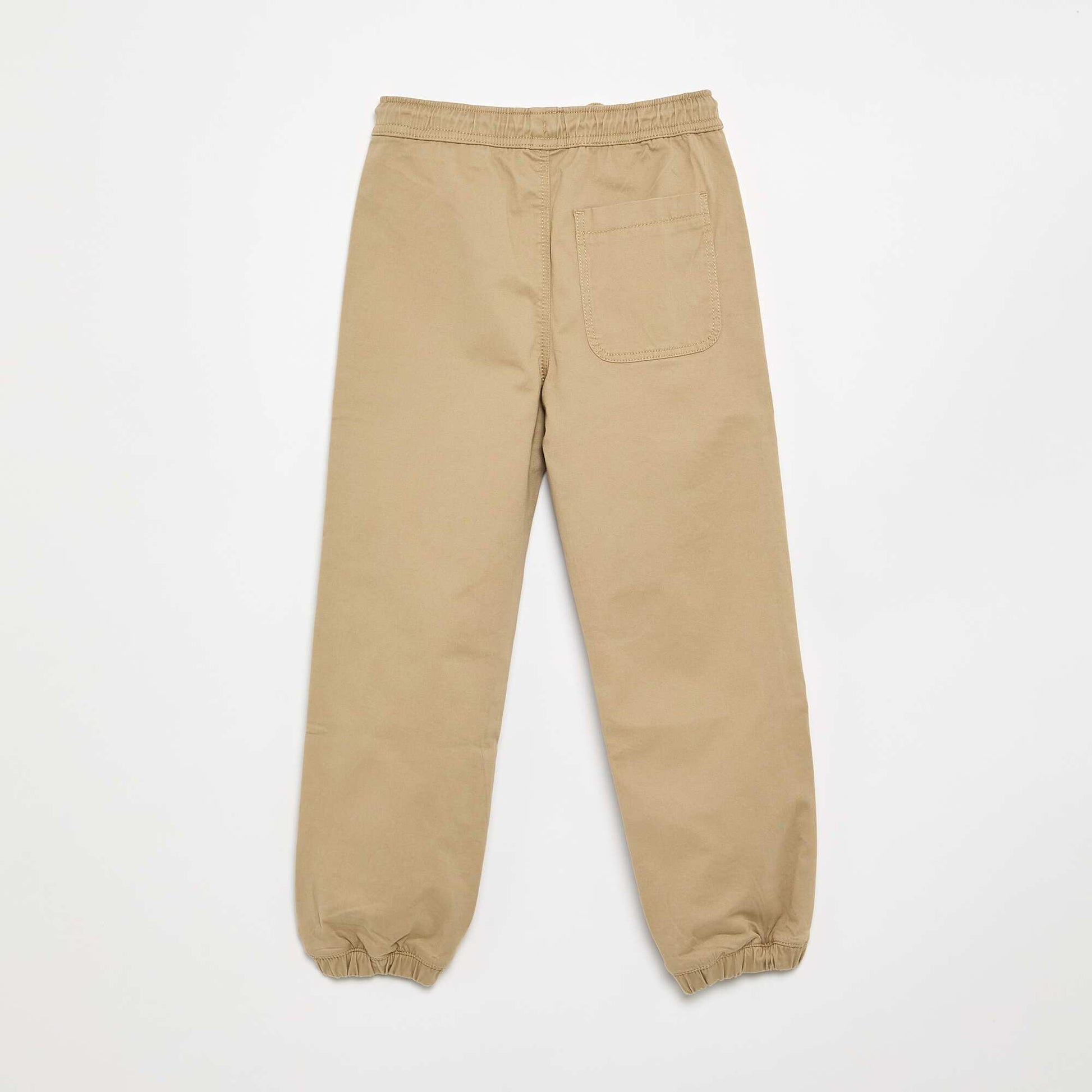 Drawstring Joggers BEIGE