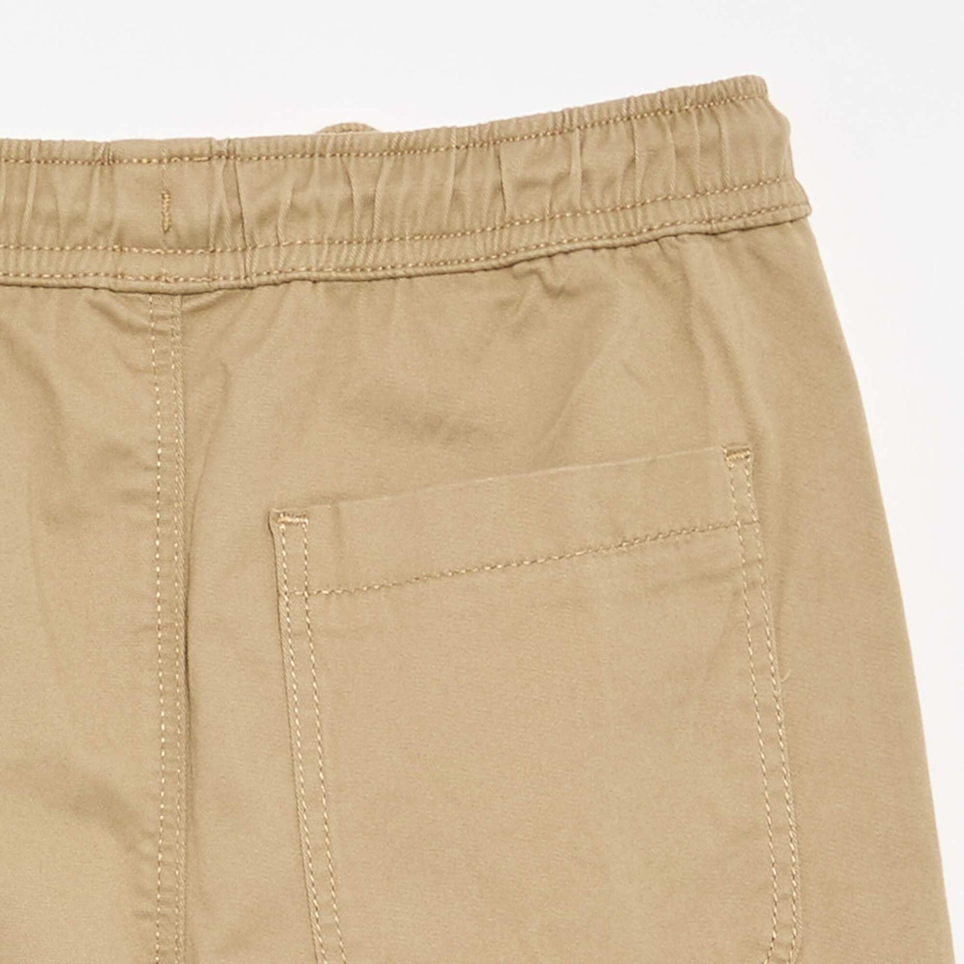 Drawstring Joggers BEIGE