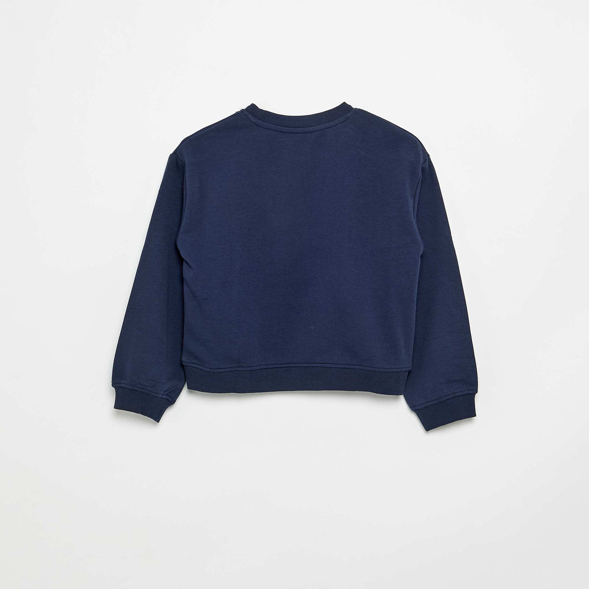 Normal Labour Process Fleece sweatshirt with chest print BLUE – Kiabi Cyprus