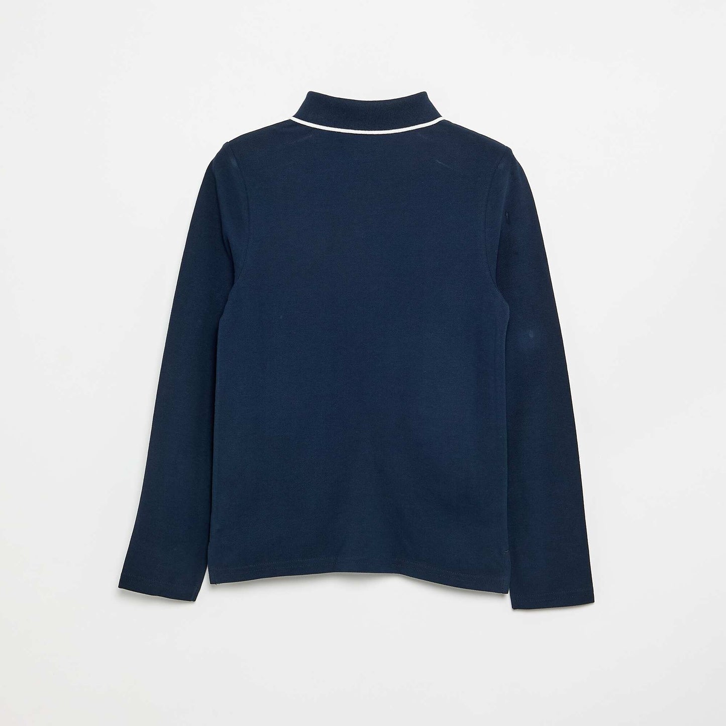 Long-sleeved polo shirt BLUE
