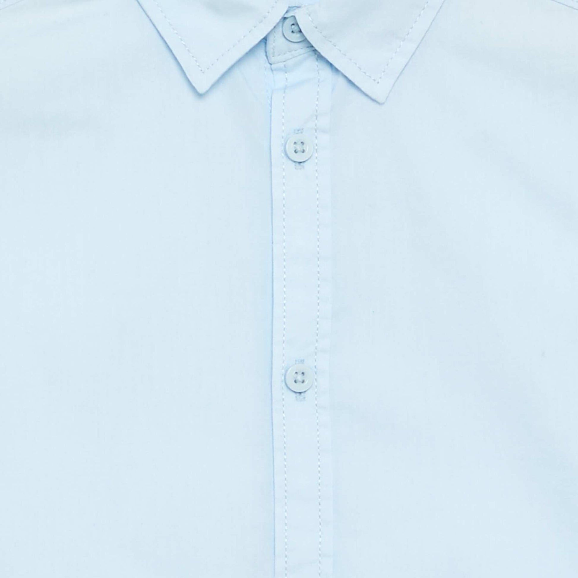 Solid long-sleeved shirt BLUE