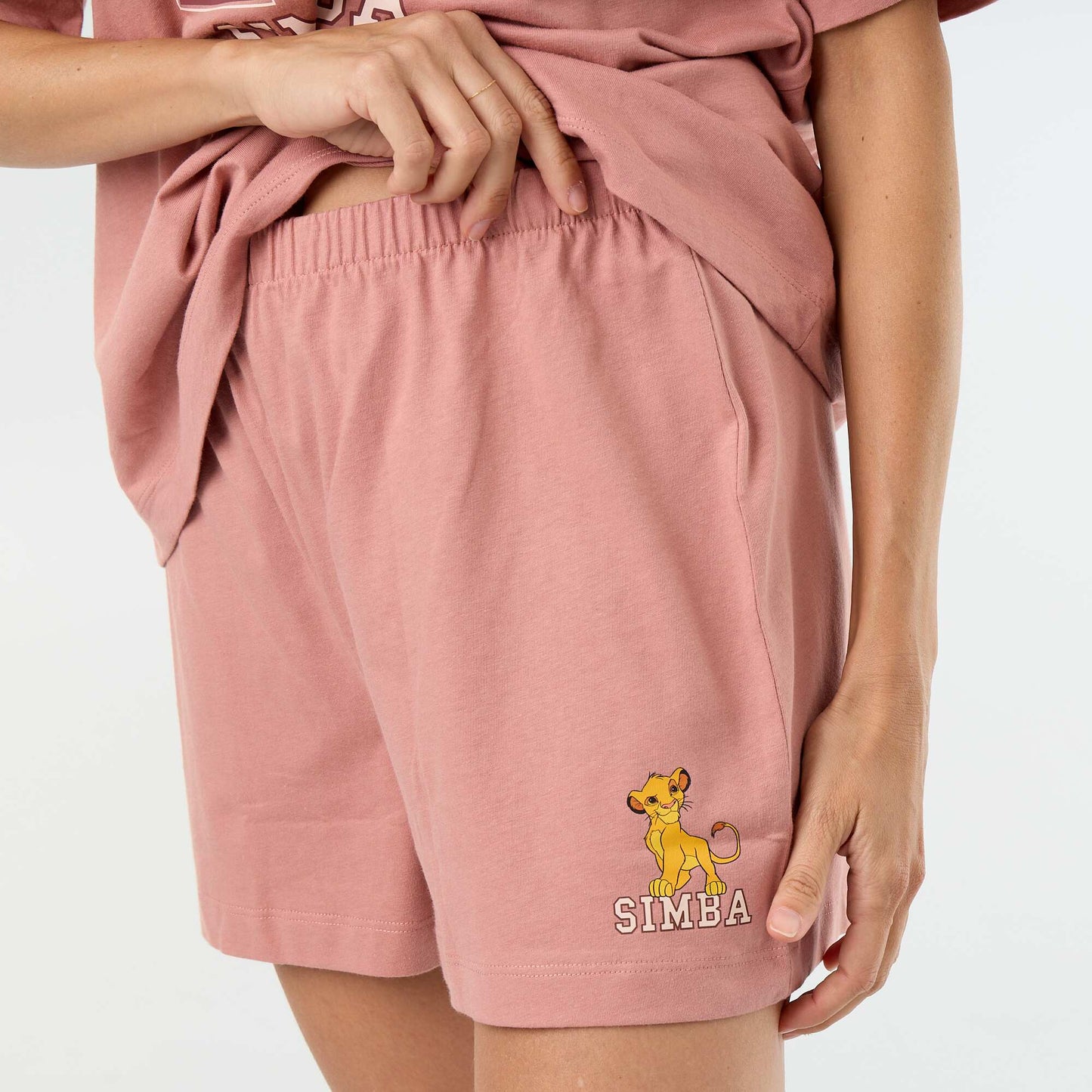 'The Lion King' 2-Piece Short Pyjama Set PINK