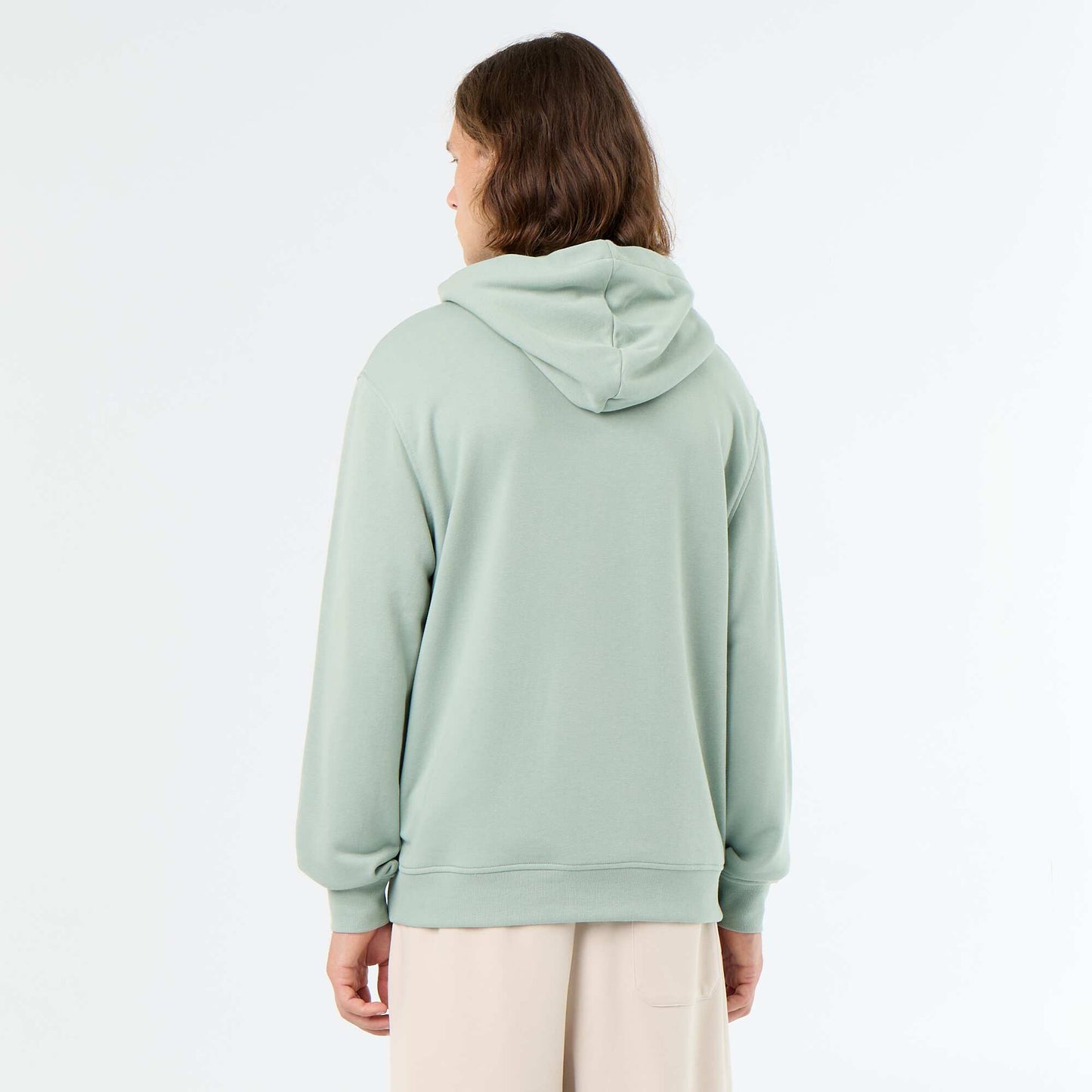 Lightweight Printed French Terry Sweatshirt GREEN