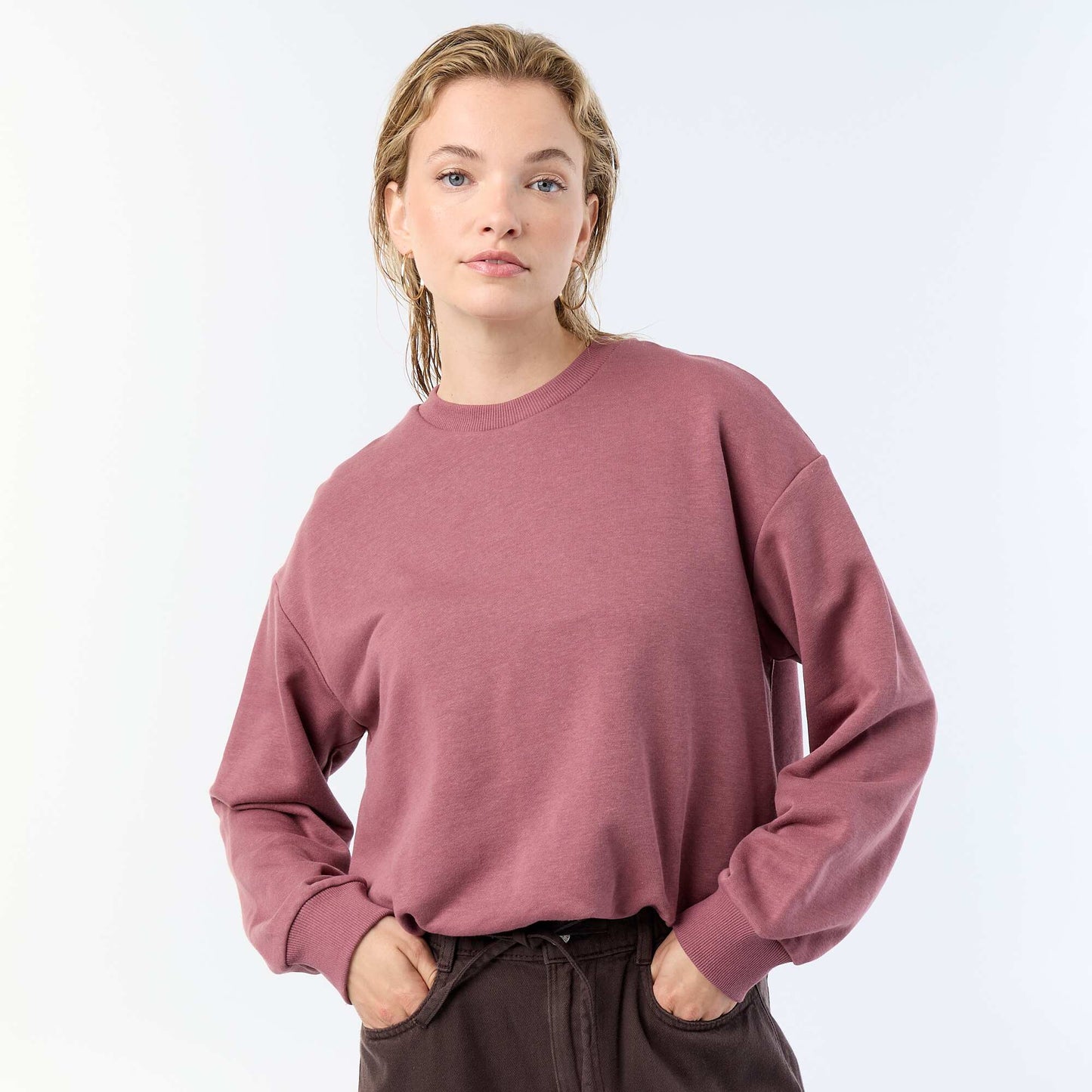 Balloon French Terry Sweatshirt PINK