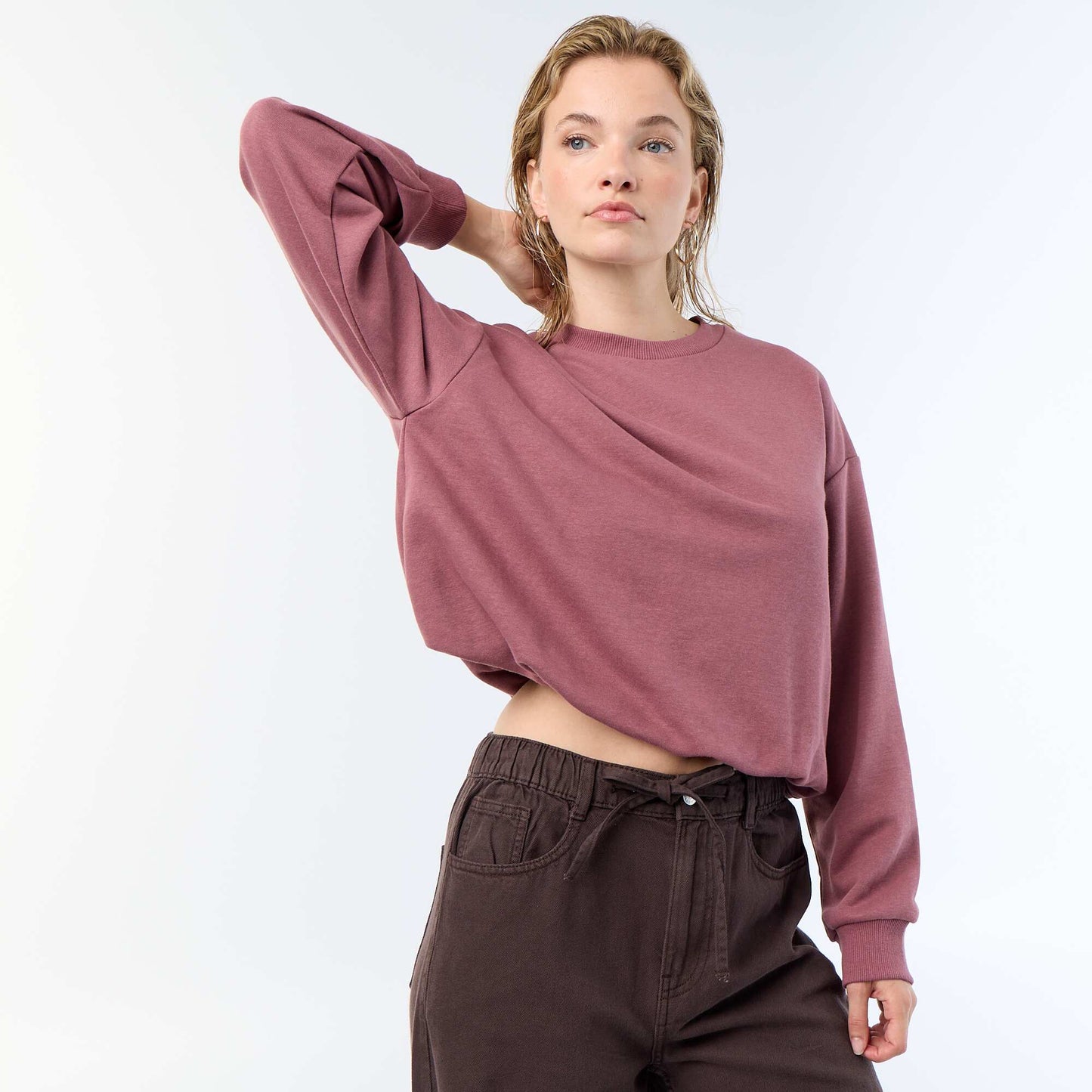 Balloon French Terry Sweatshirt PINK