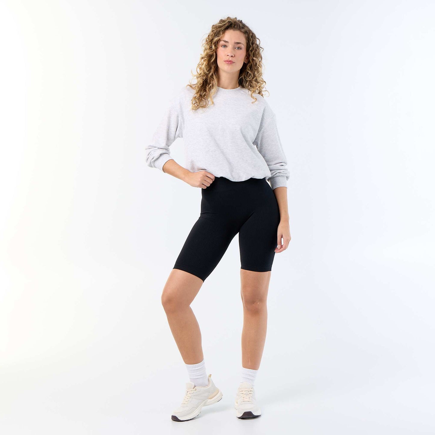 Balloon French Terry Sweatshirt GREY