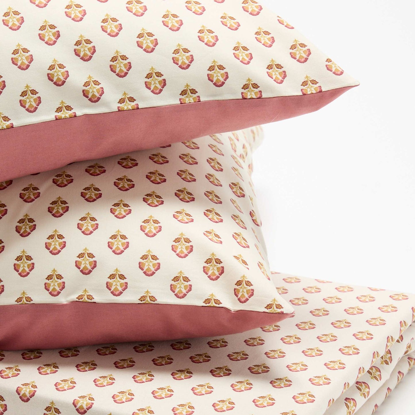 Floral duvet cover set for 2 people (240 x 220cm) - Kiabi Home PINK