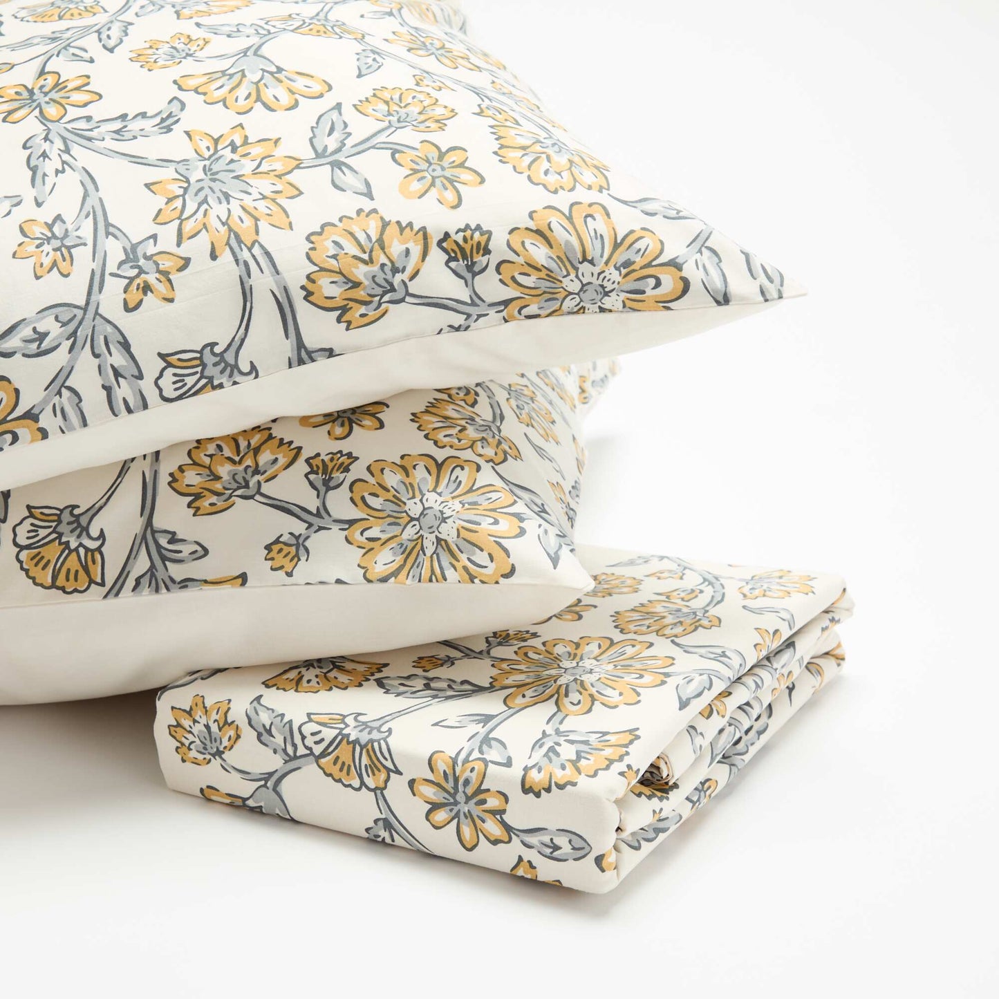 Polka Dot Duvet Cover Set for 2 People (240 x 220cm) - Kiabi Home YELLOW