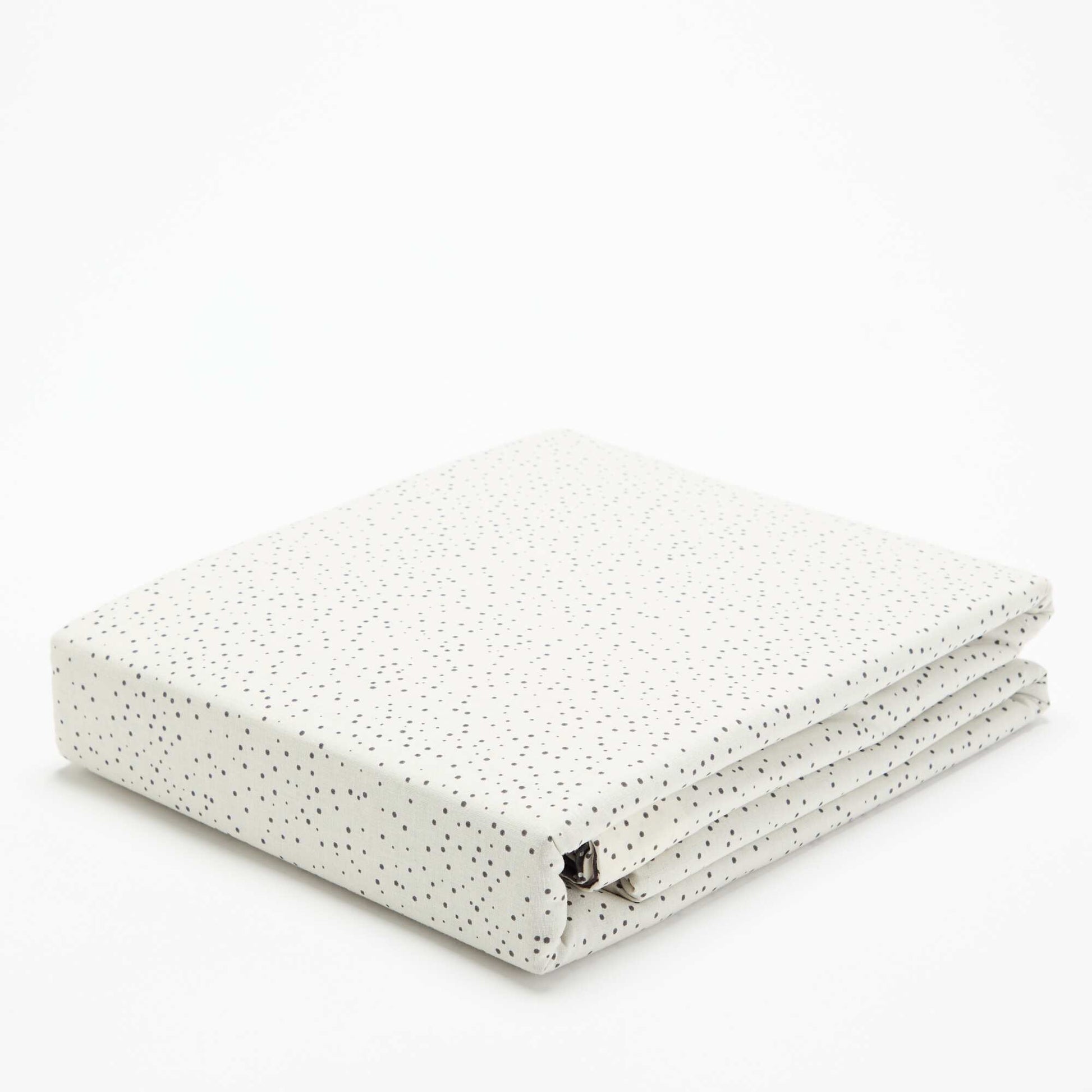 Polka Dot Duvet Cover Set for 2 People (240 x 220cm) - Kiabi Home GREY