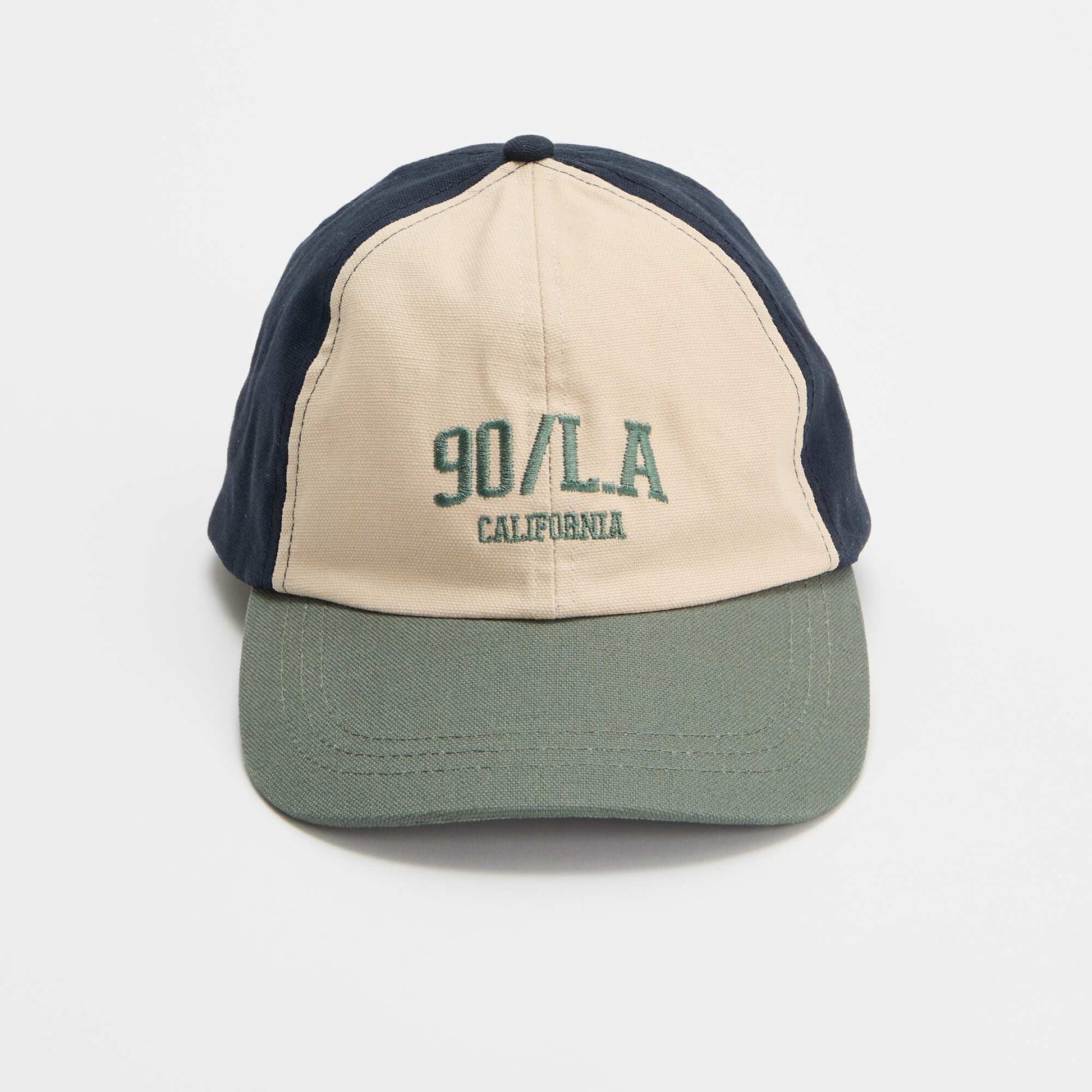 'California' scratch-fastening cap BLUE