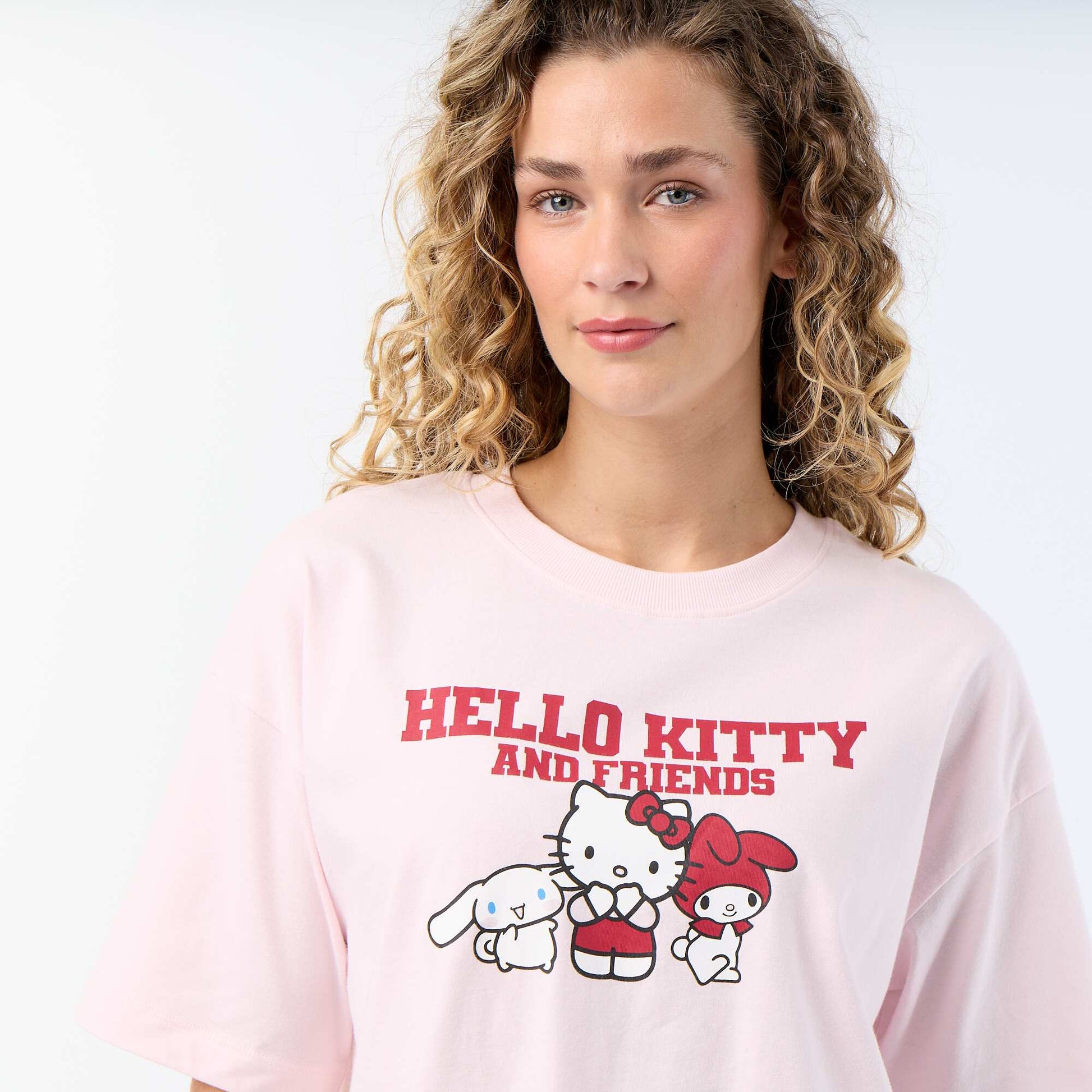 'Hello Kitty' Long Pyjamas - 2-Piece Set PINK