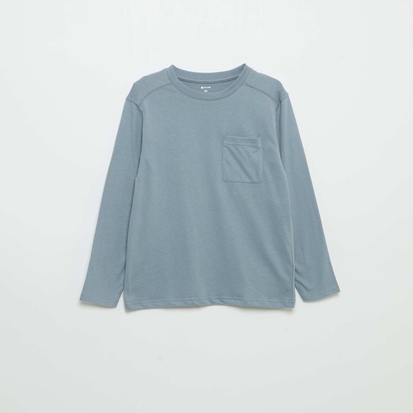 Long-sleeved Jersey T-shirt BLUE