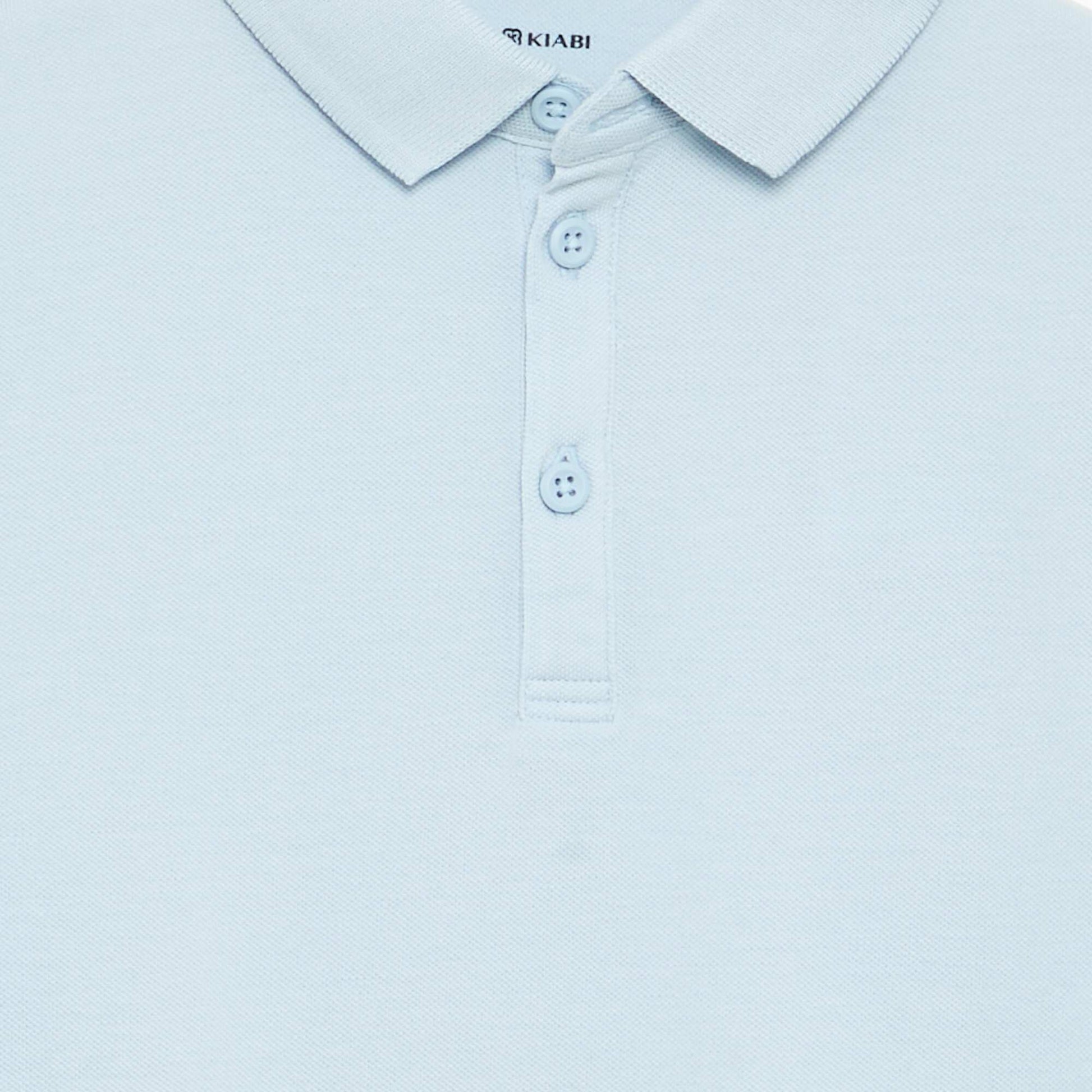 Long-sleeved polo shirt BLUE