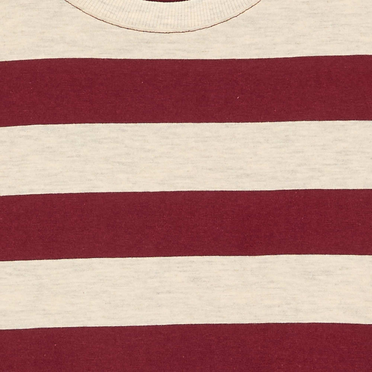 Striped long-sleeved jersey T-shirt BEIGE