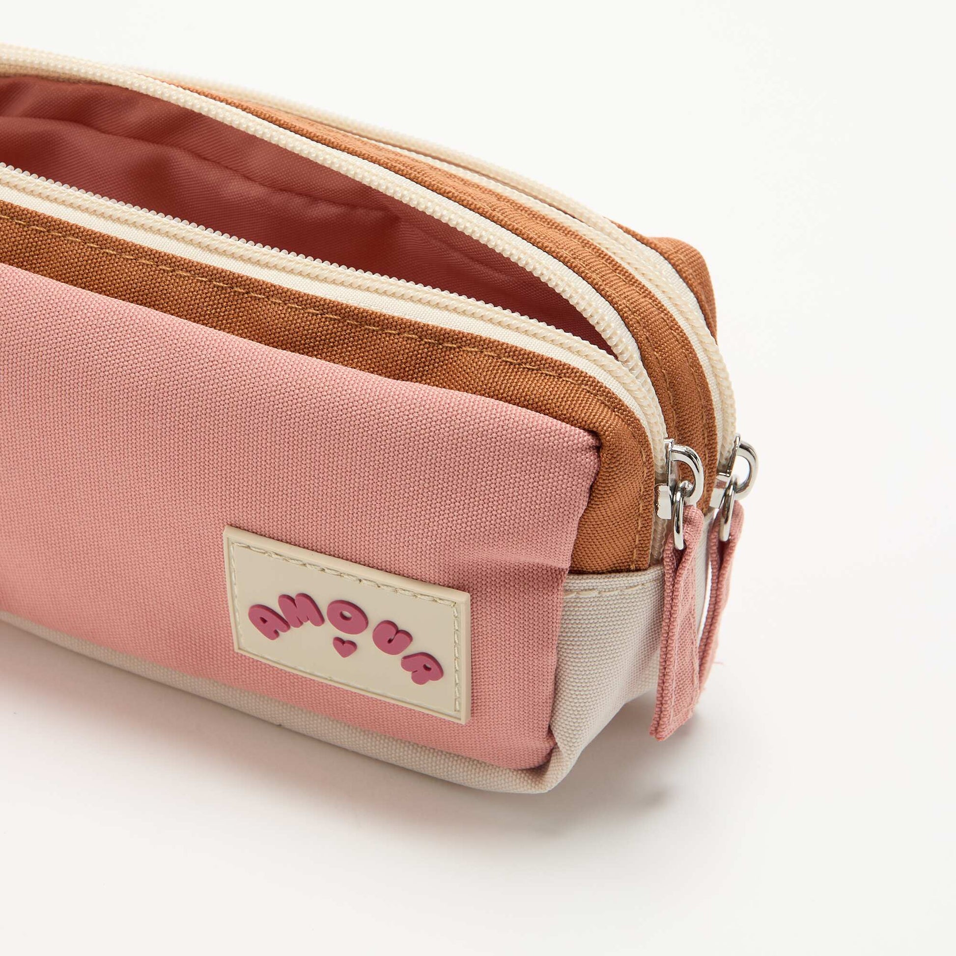 Double Compartment Pouch BEIGE
