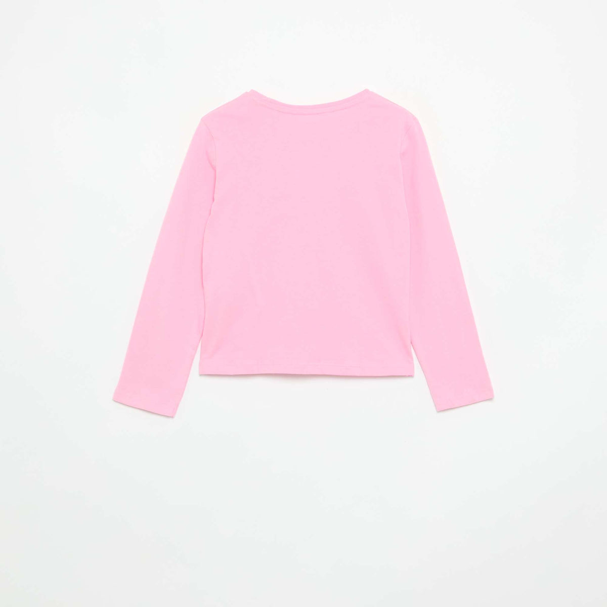 Long-sleeve printed T-shirt PINK