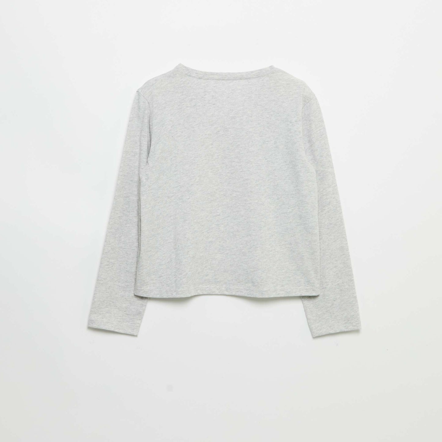 Long-sleeved T-shirt with print GREY
