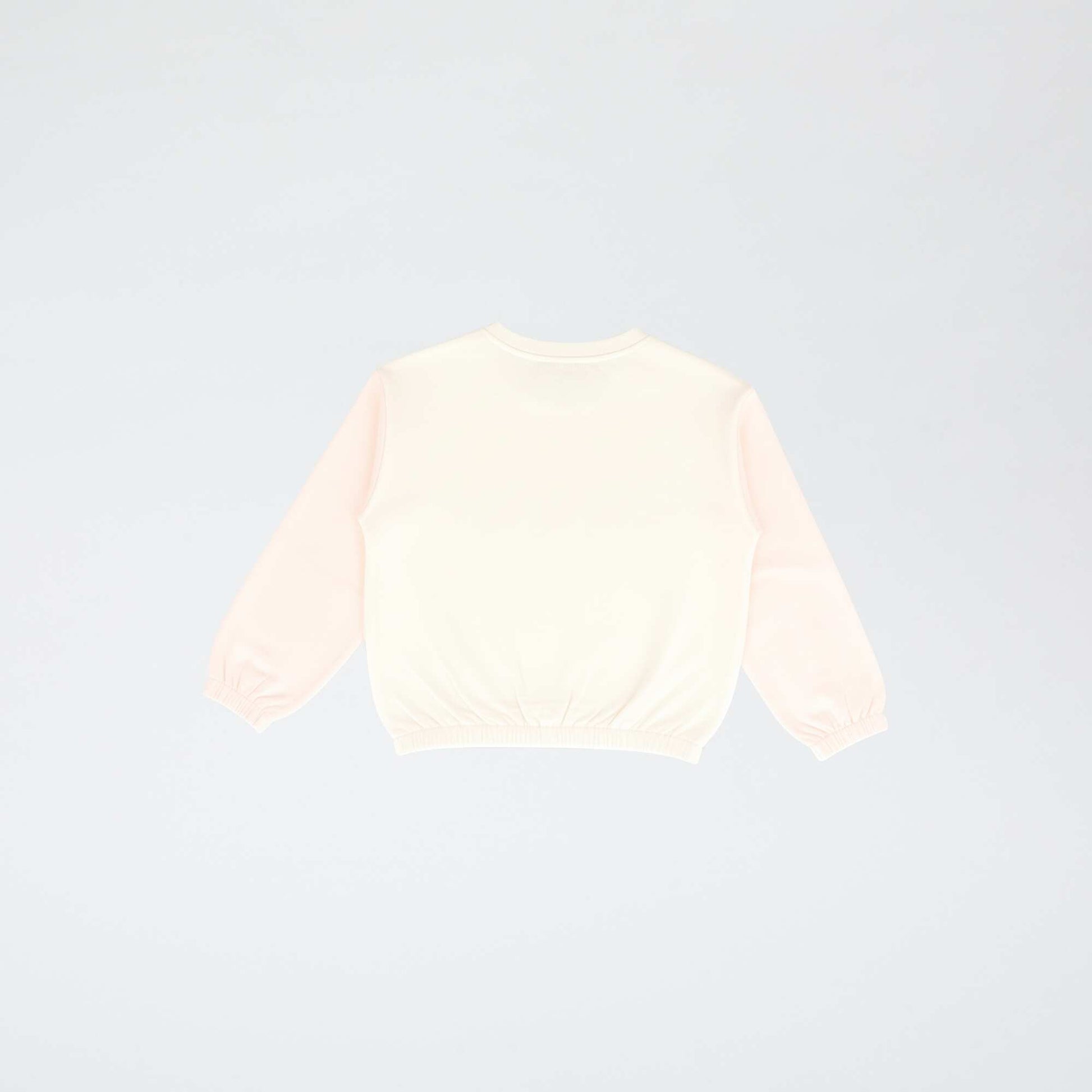 Two-tone \'Hello Kitty\' Sweatshirt WHITE