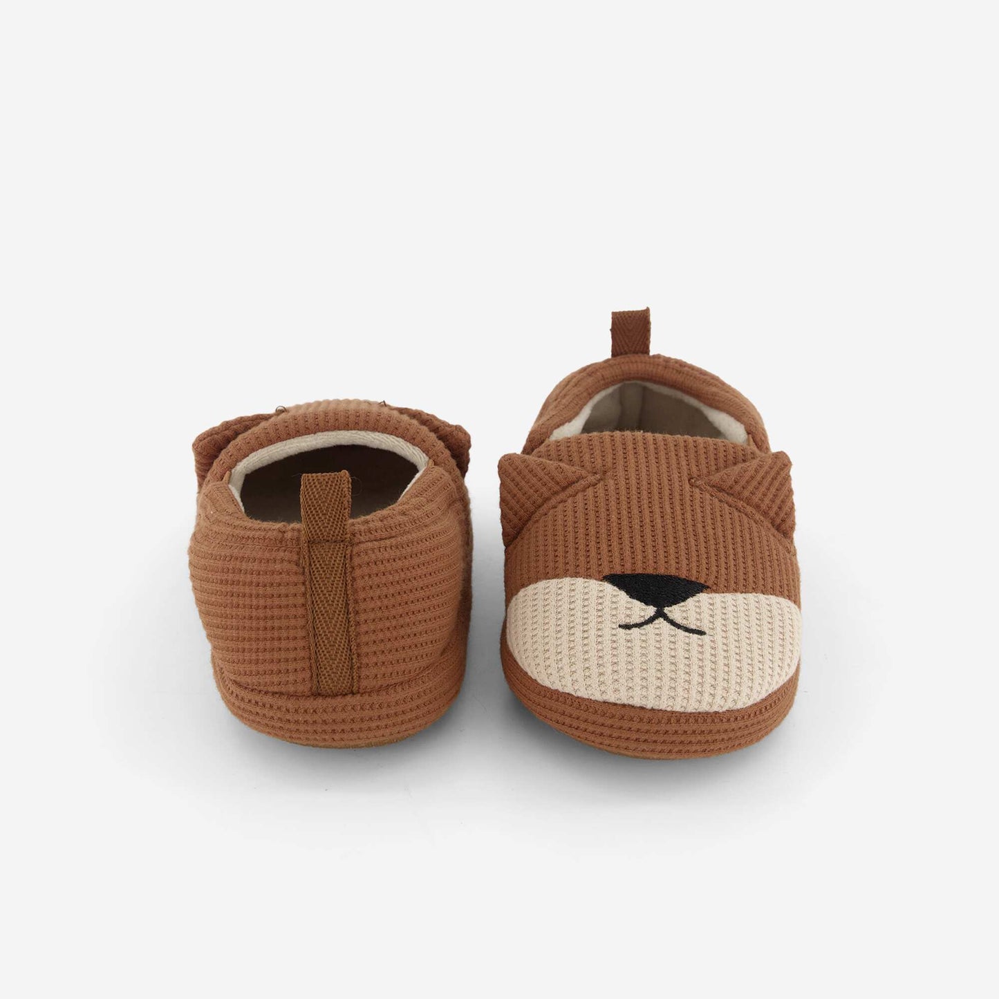 Waffle Knit Slippers ORANGE