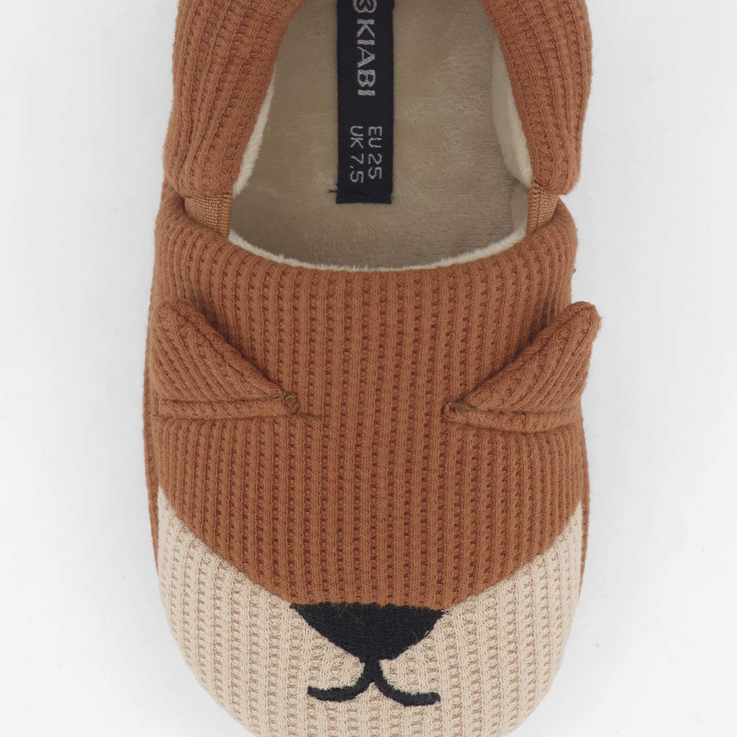 Waffle Knit Slippers ORANGE