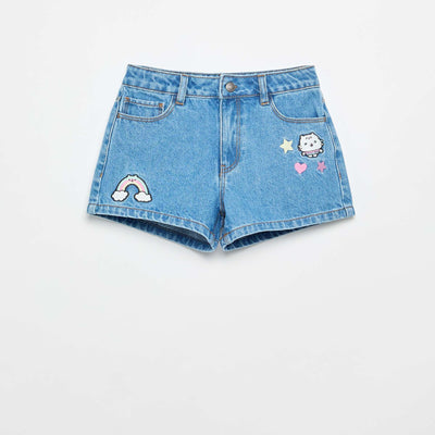 Denim shorts 'Gabby's Dollhouse' BLUE