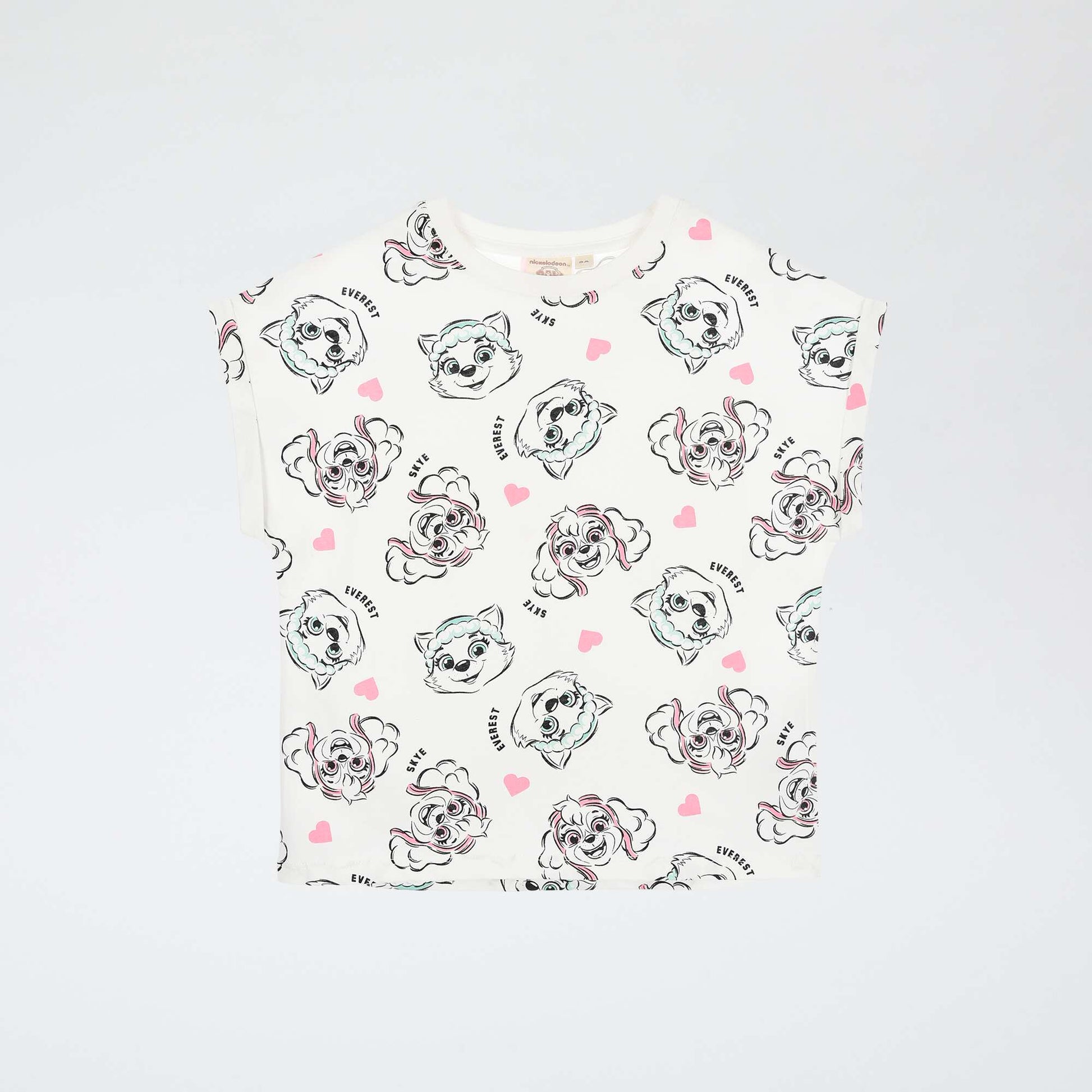 PAW Patrol Sleeveless T-shirt WHITE