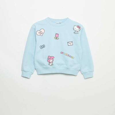 'Hello Kitty' Long-Sleeved Sweatshirt BLUE
