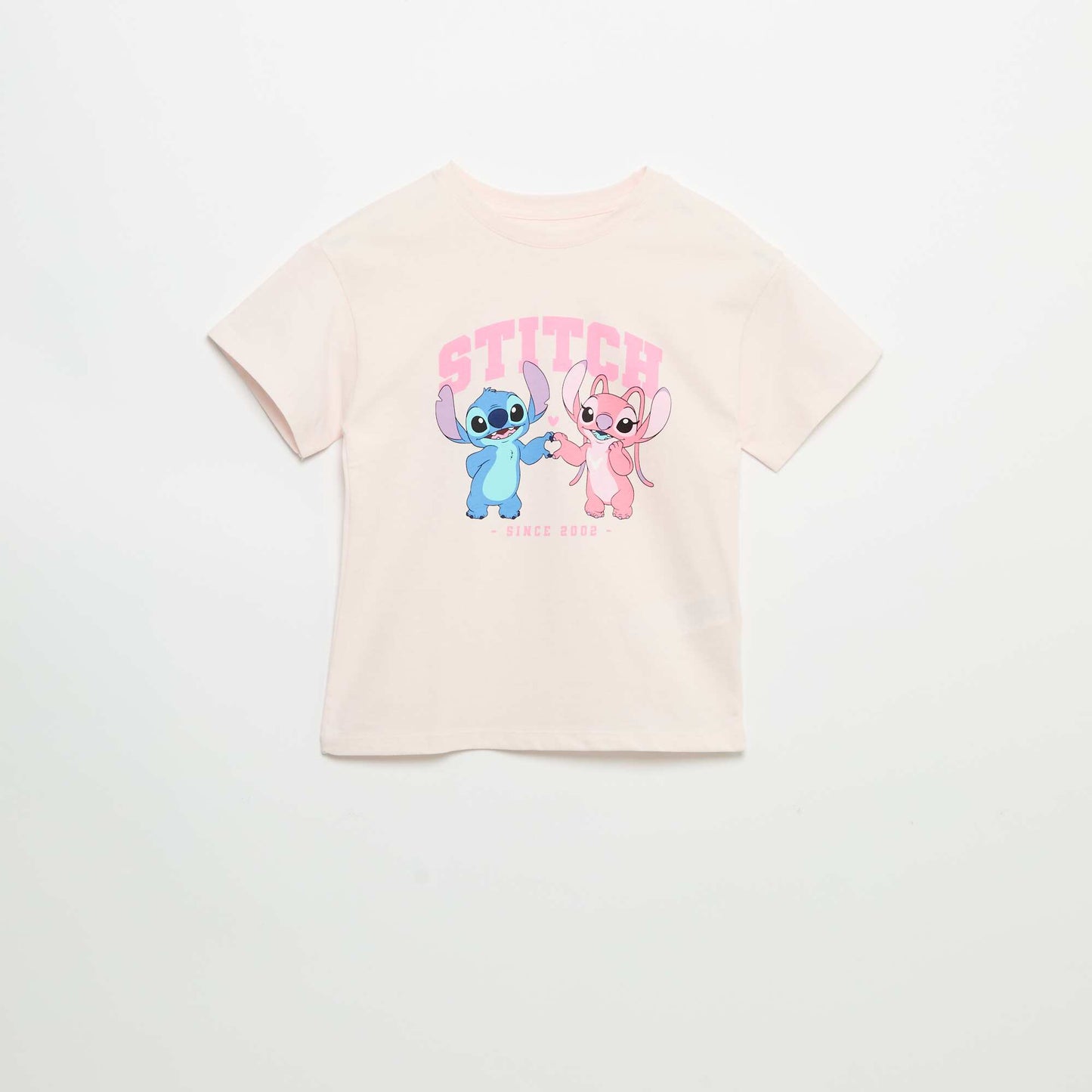 Disney 'Stitch' short-sleeved T-shirt PINK