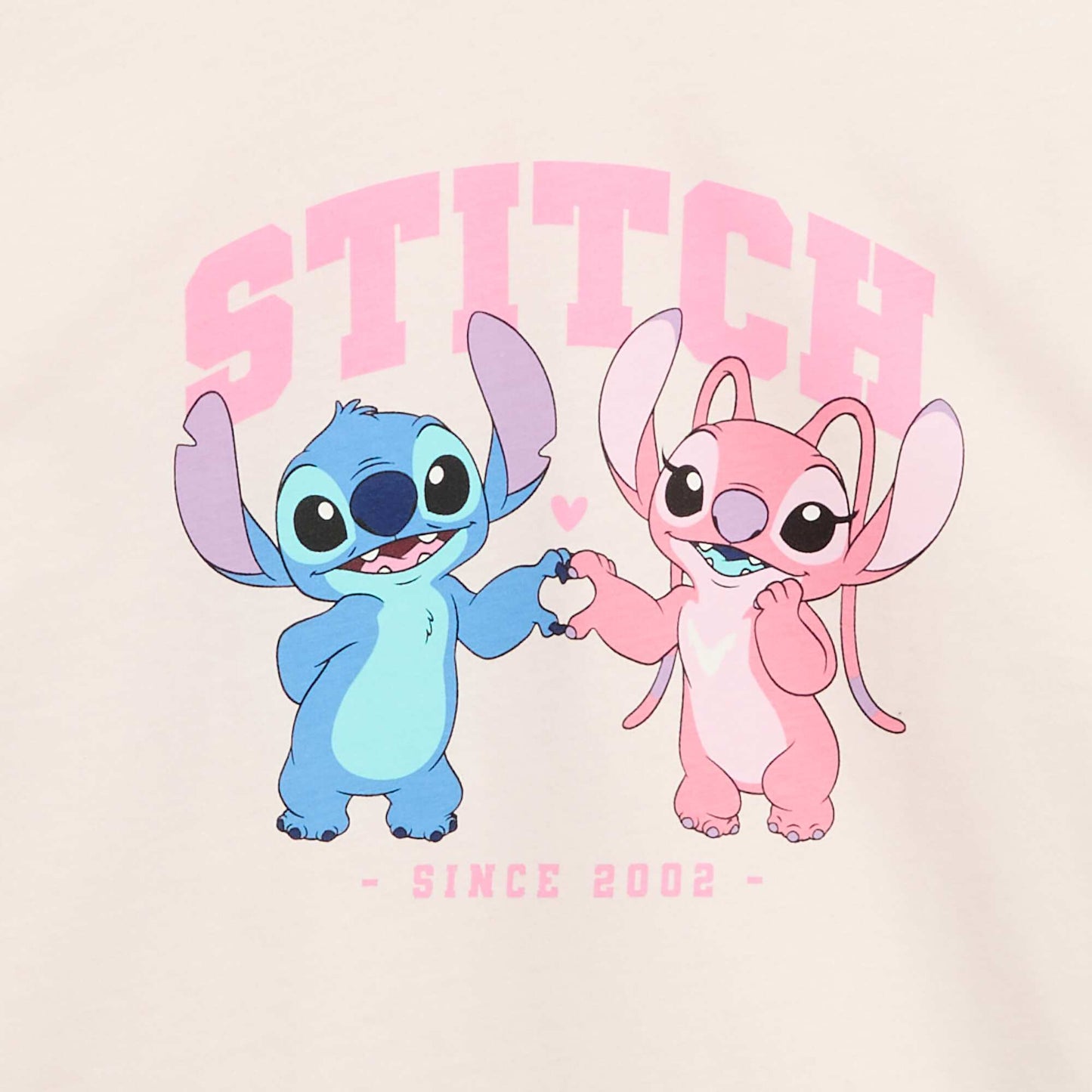 Disney 'Stitch' short-sleeved T-shirt PINK