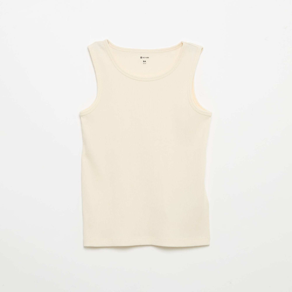 Pack of 2 Plain Ribbed Tank Tops GREEN
