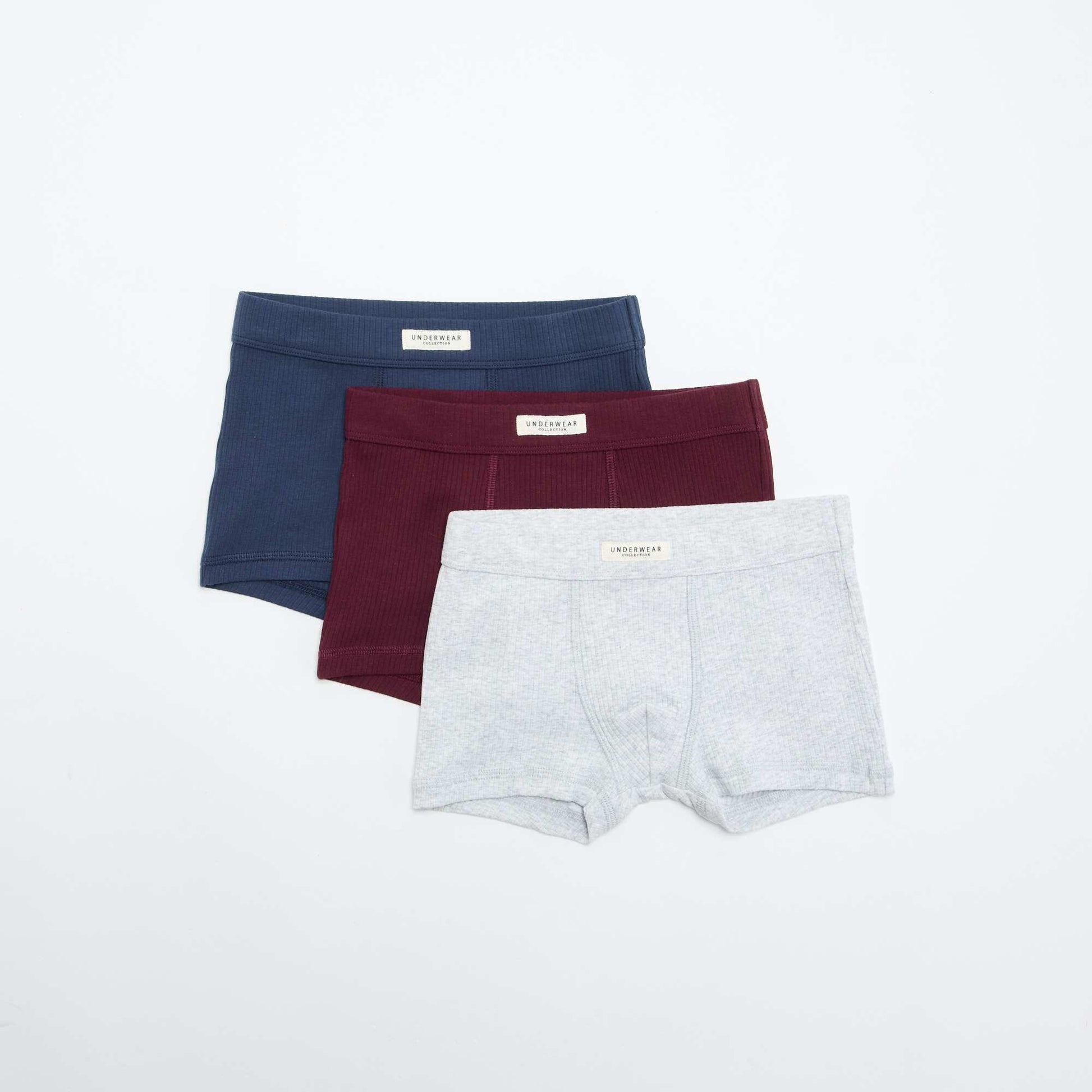 Pack of 3 Plain Boxers RED